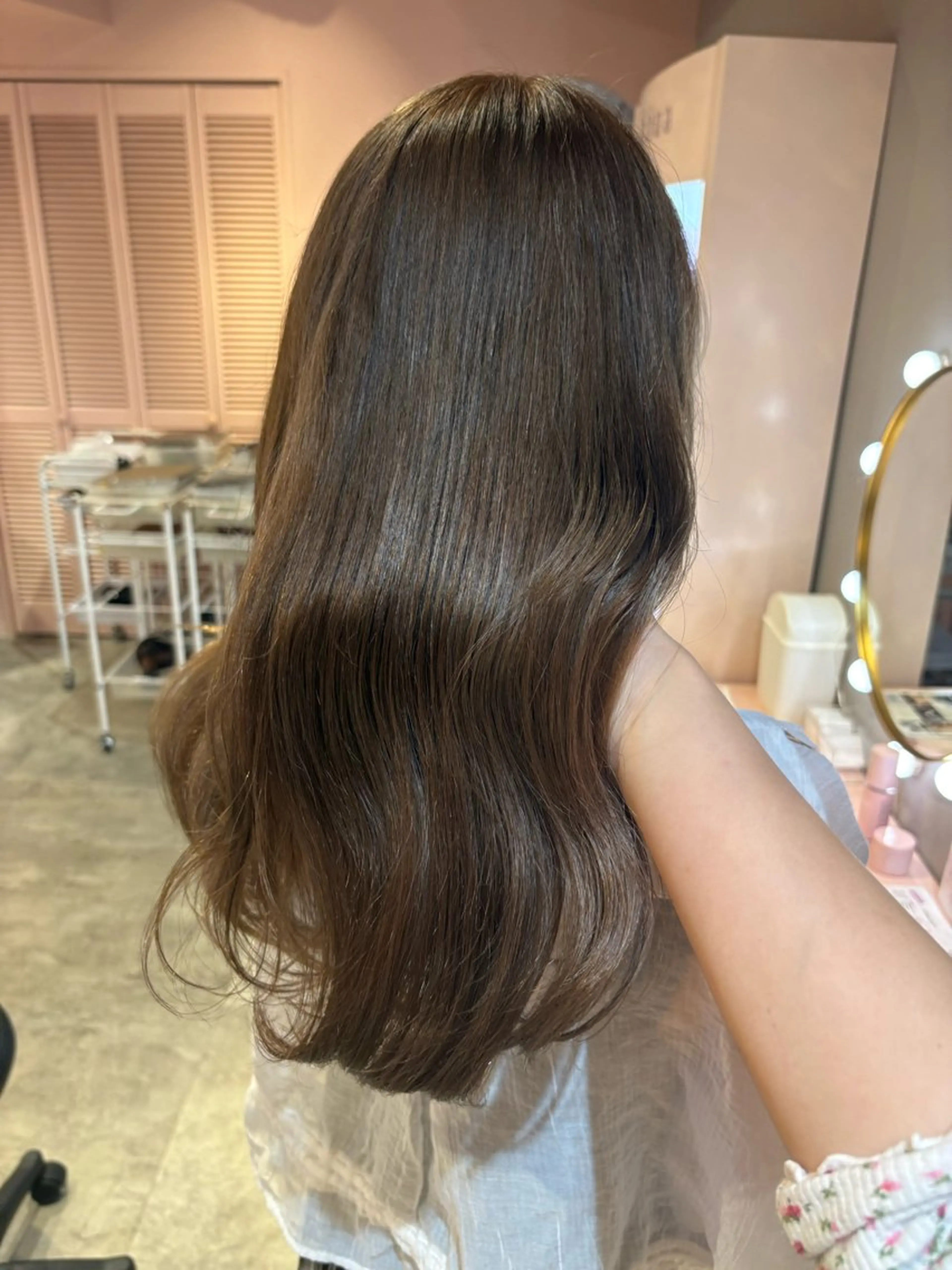 セミロング 🩰柔らかハイトーン 🩰Yuuha‎🤍のヘアスタイル