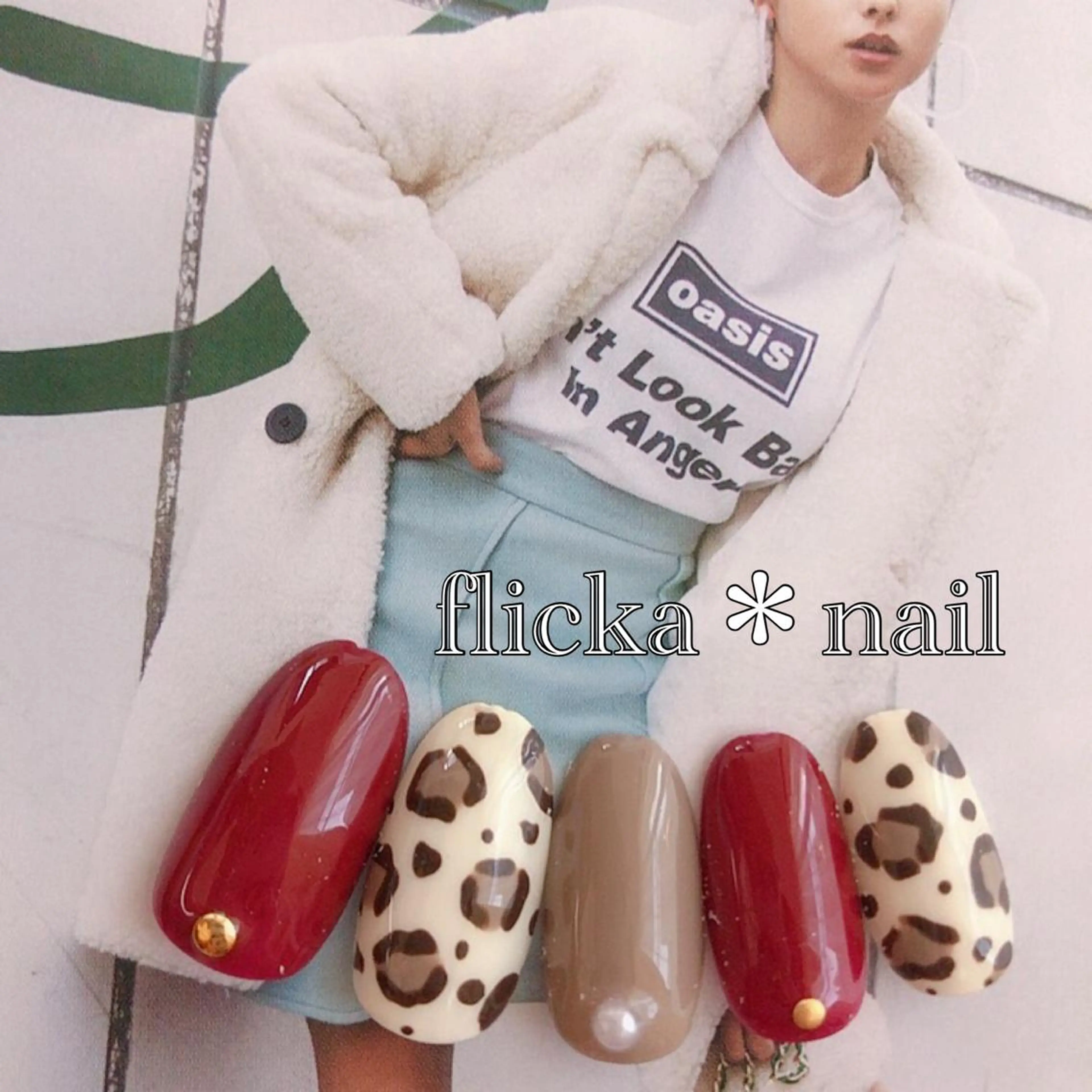 ネイル アニマル柄 ハンドネイル flicka＊nail所属・flicka* nailのネイルデザイン