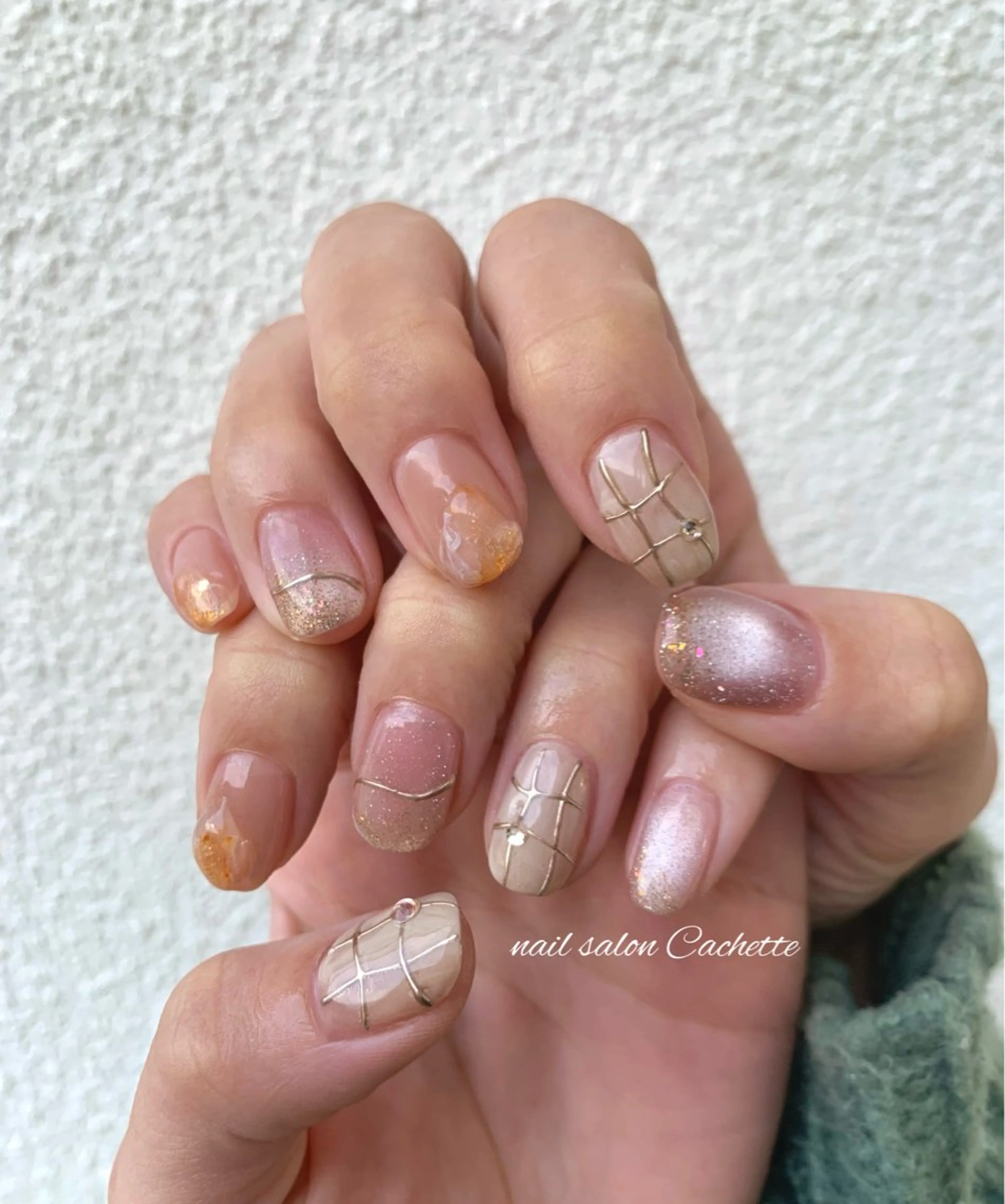 ネイル ハンドネイル ✧Cachette✧ YUKARIのネイルデザイン