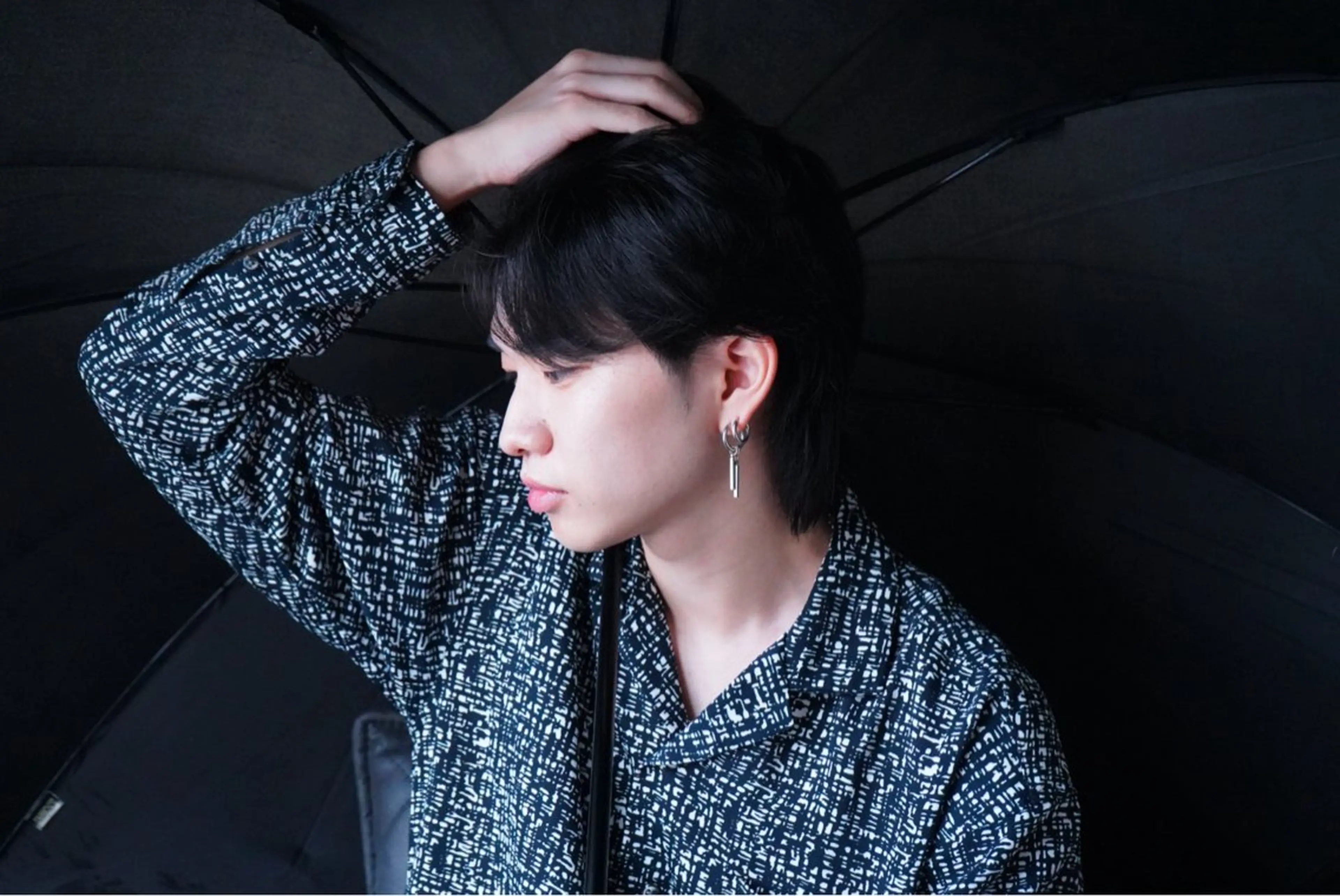 ミディアム ミディアムパーマ 韓国風ヘア メンズ特化/茅ヶ崎 style磯貝裕介のヘアスタイル