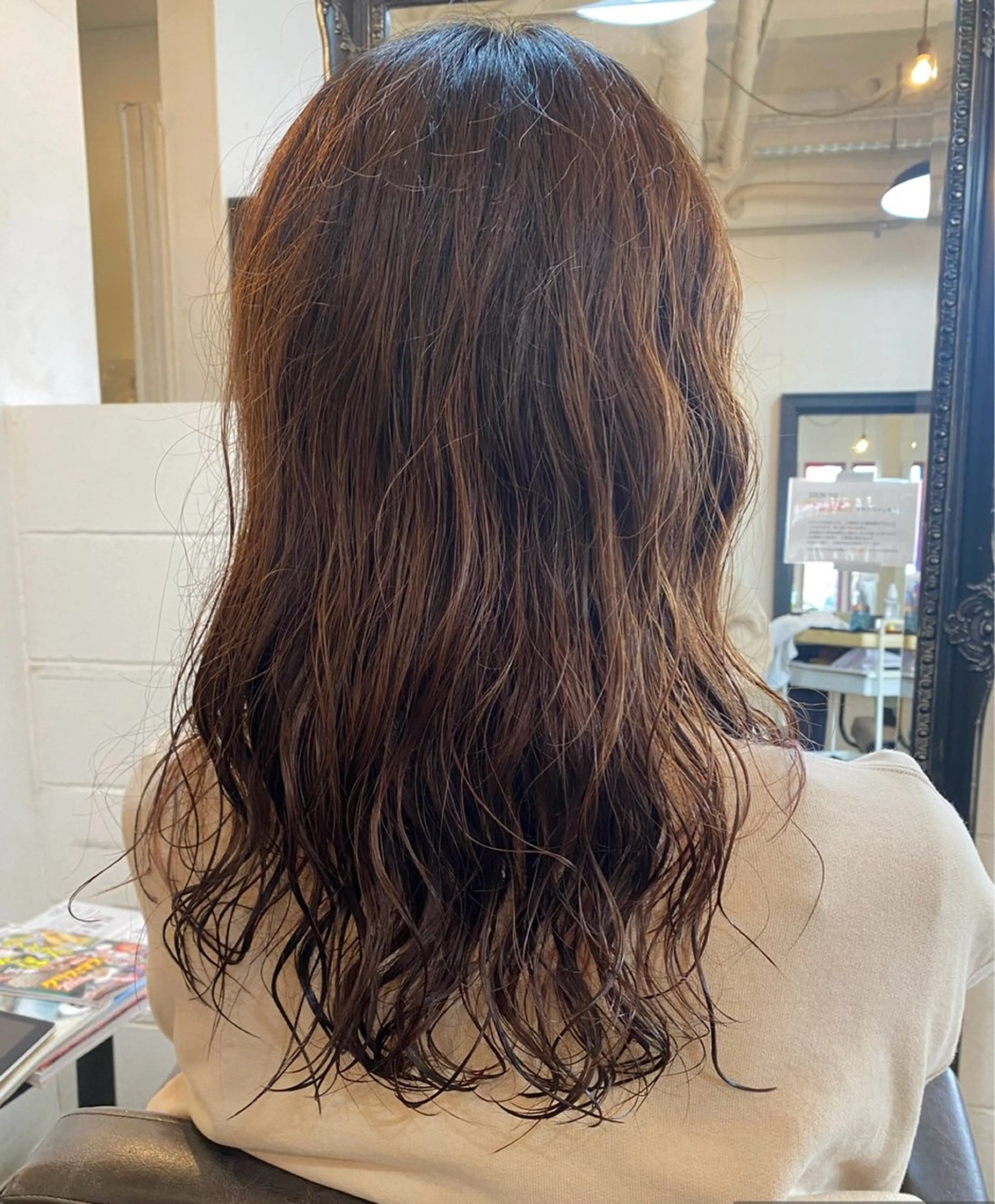 セミロング パーマ カット パーマ 柔らか・ストカール パーマ🐾カワハラのヘアスタイル