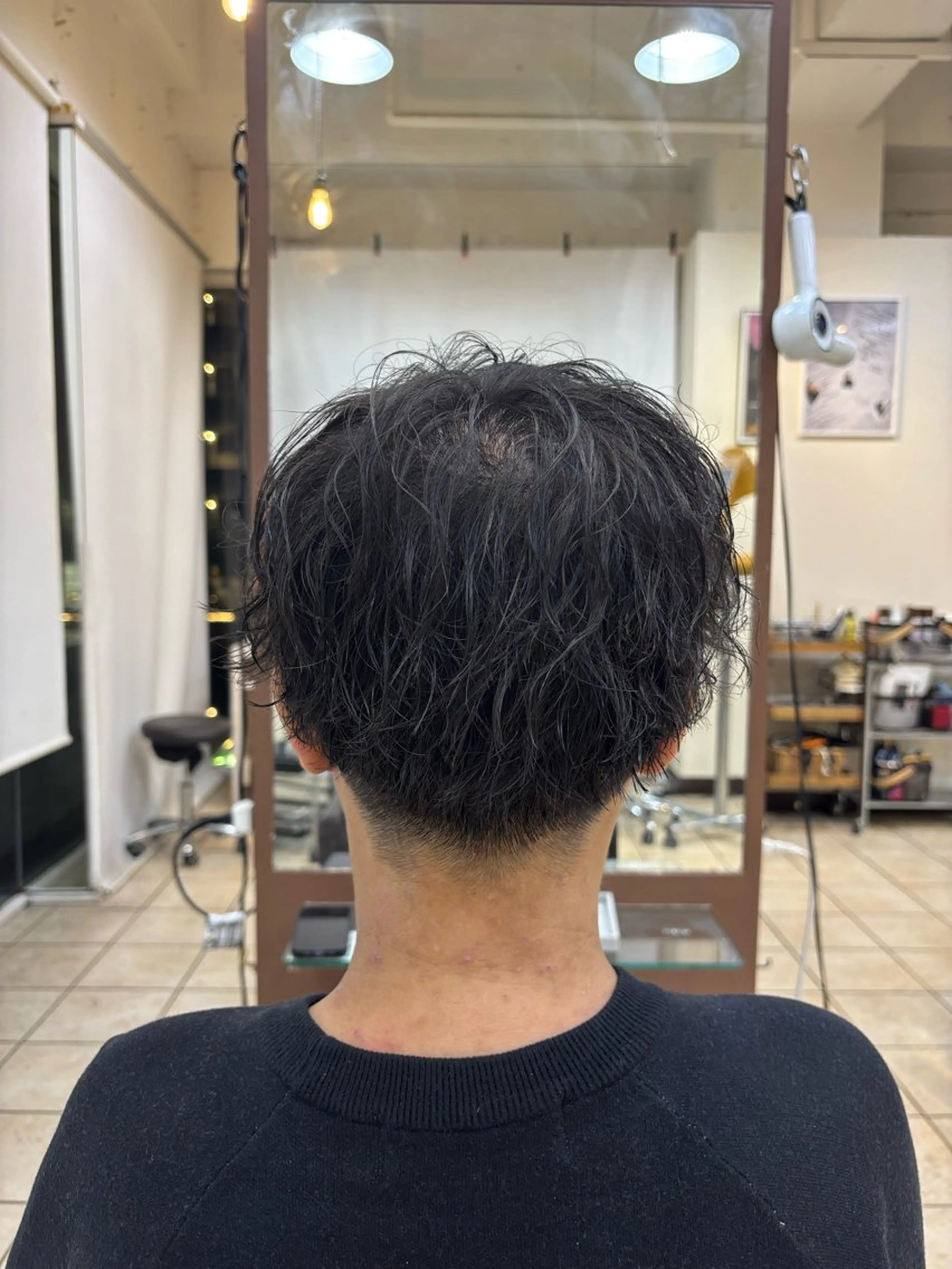 ショート パーマ メンズ メンズカット関内 涼のヘアスタイル