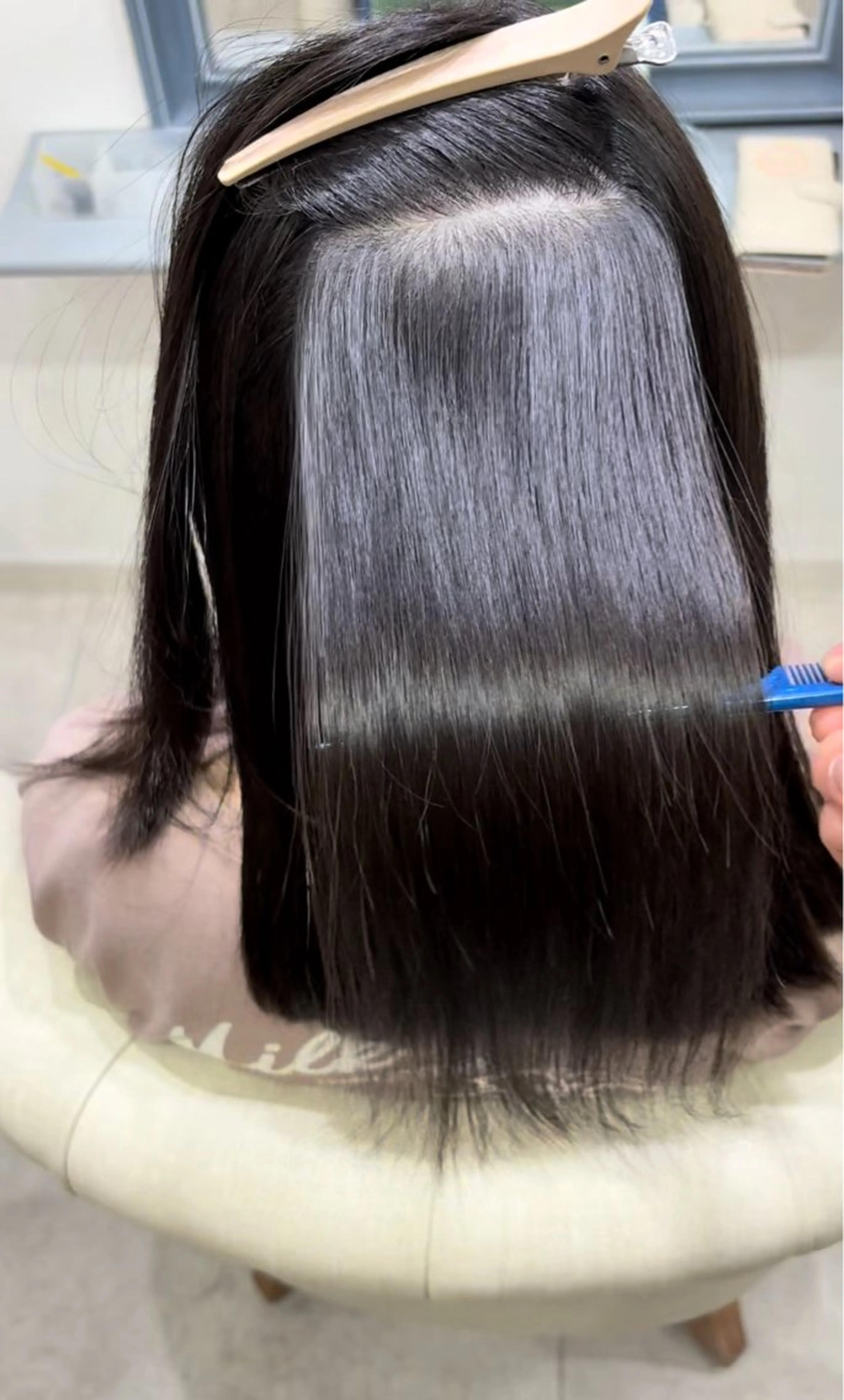 セミロング カット 縮毛矯正 トリートメント GO TODAY SHAiRE SALON所属・美髪矯正/ LISAのヘアスタイル