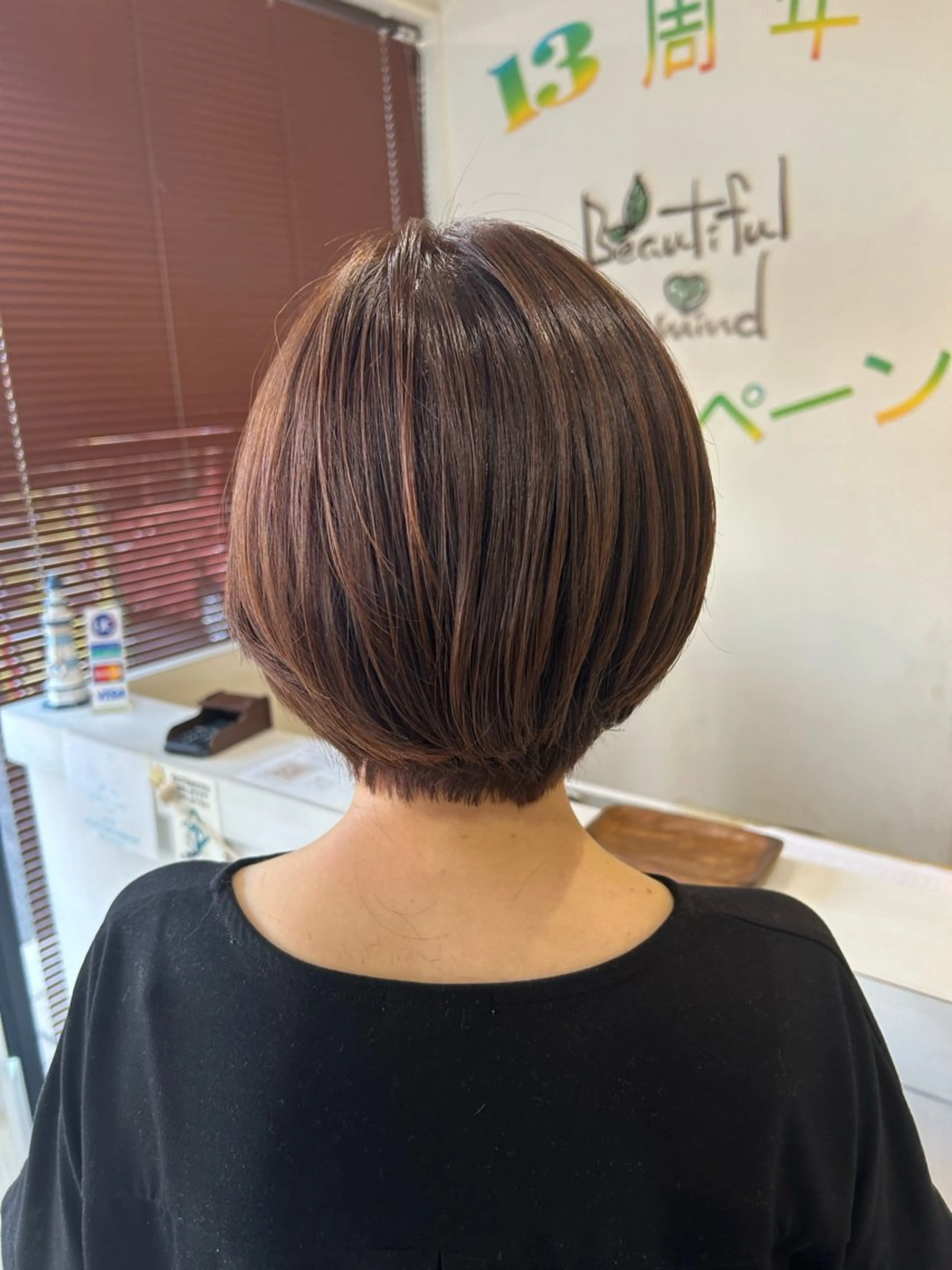 【ショート限定】💫扱いが楽になるショート+透明感のあるカラー+サラサラトリートメント💫の写真
