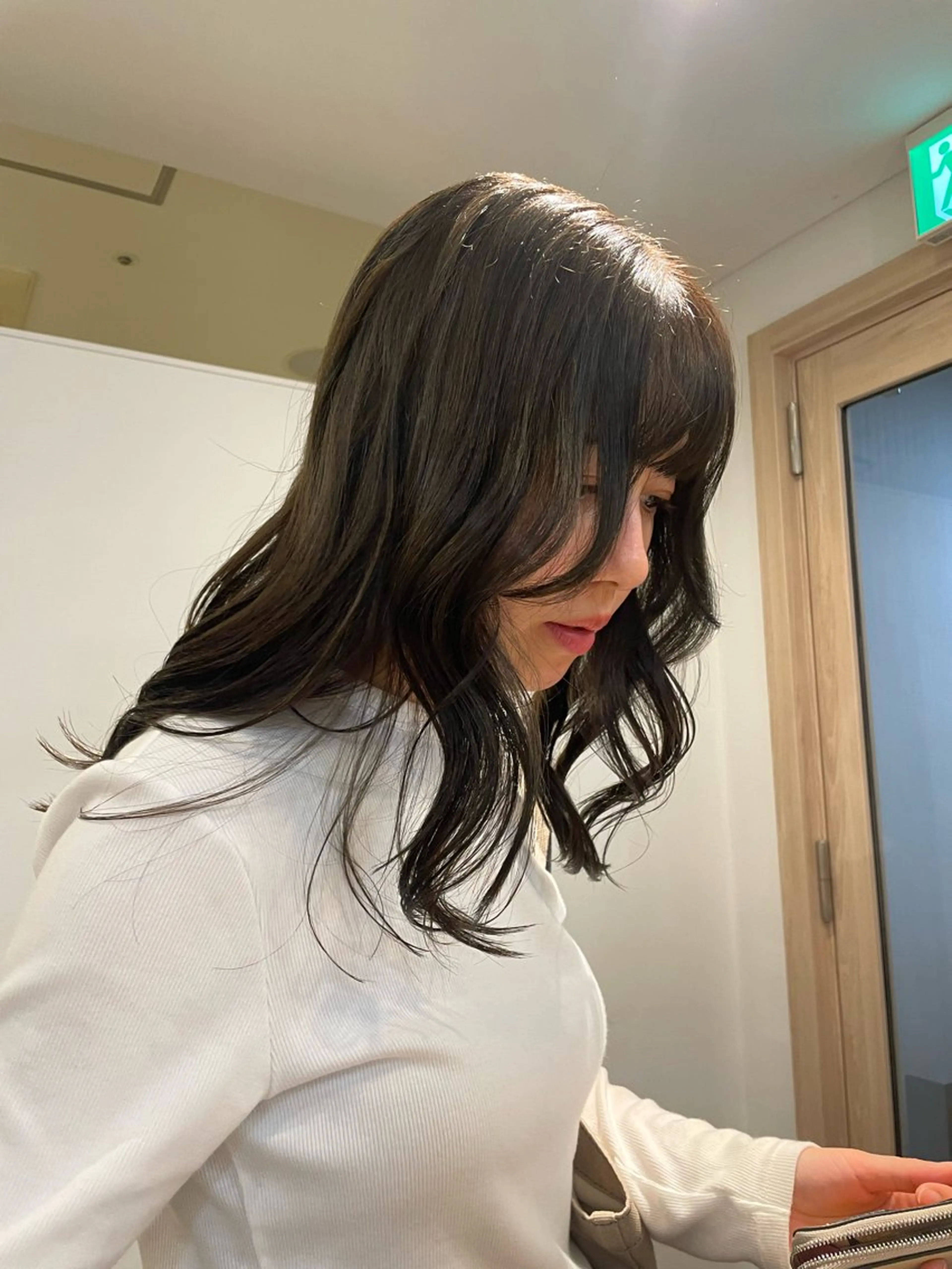 セミロング カラー サクライ オトカのヘアスタイル