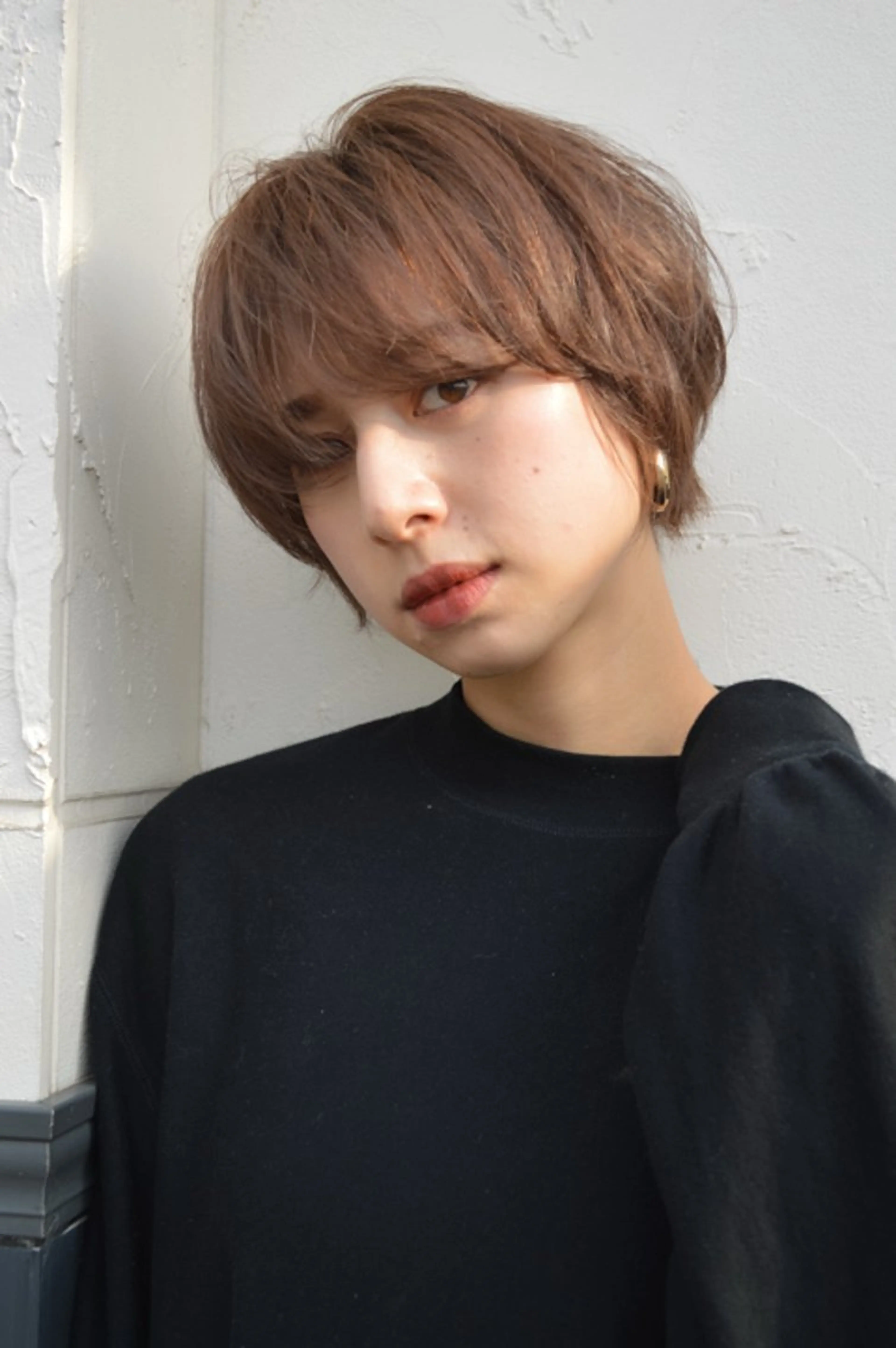 ショート アクロ梅田所属・コテ巻き風デジパ職人 中川ジョニーLaboのヘアスタイル