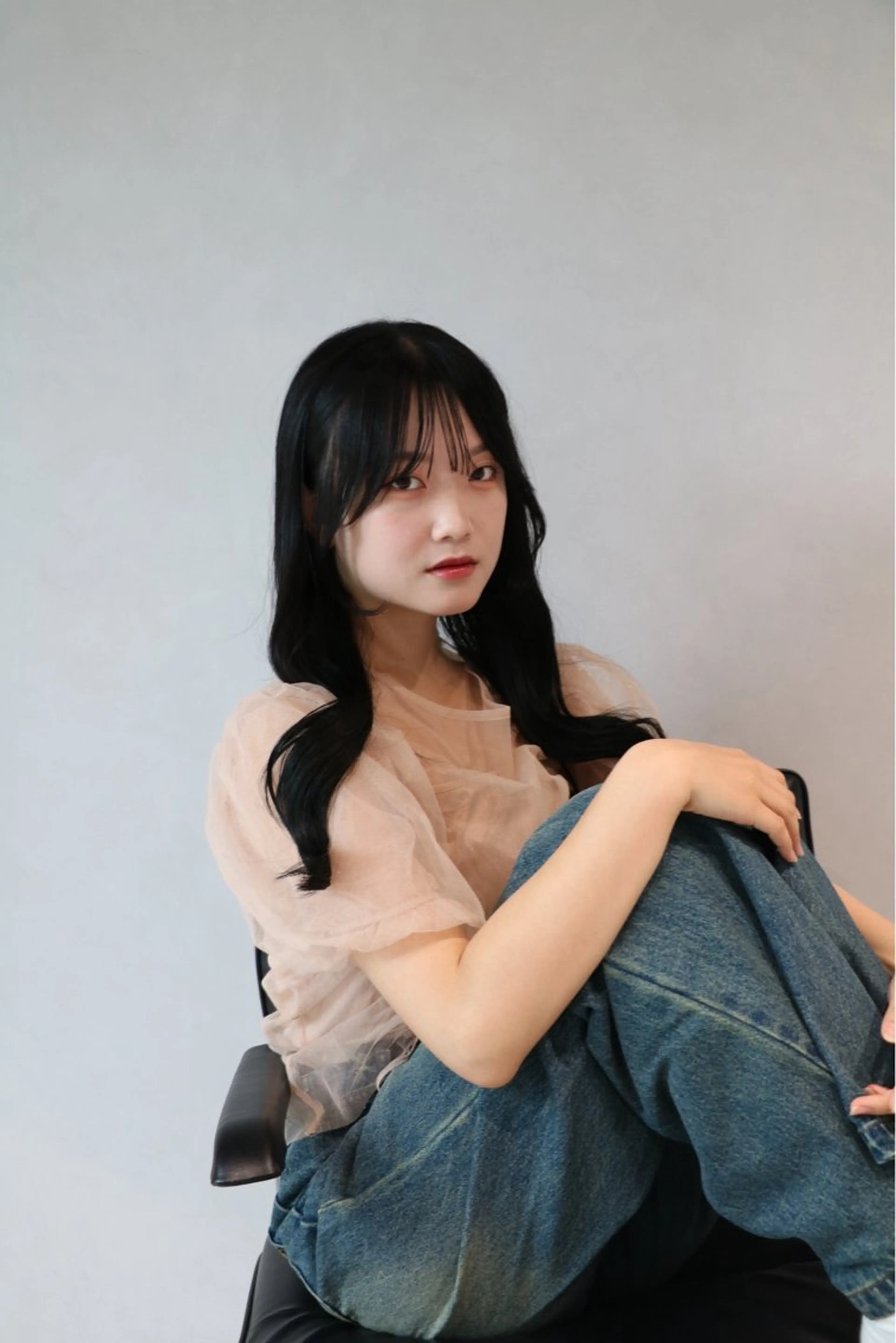 ロング 顔周りカット レイヤーカット 細山田 りゅうせいのヘアスタイル