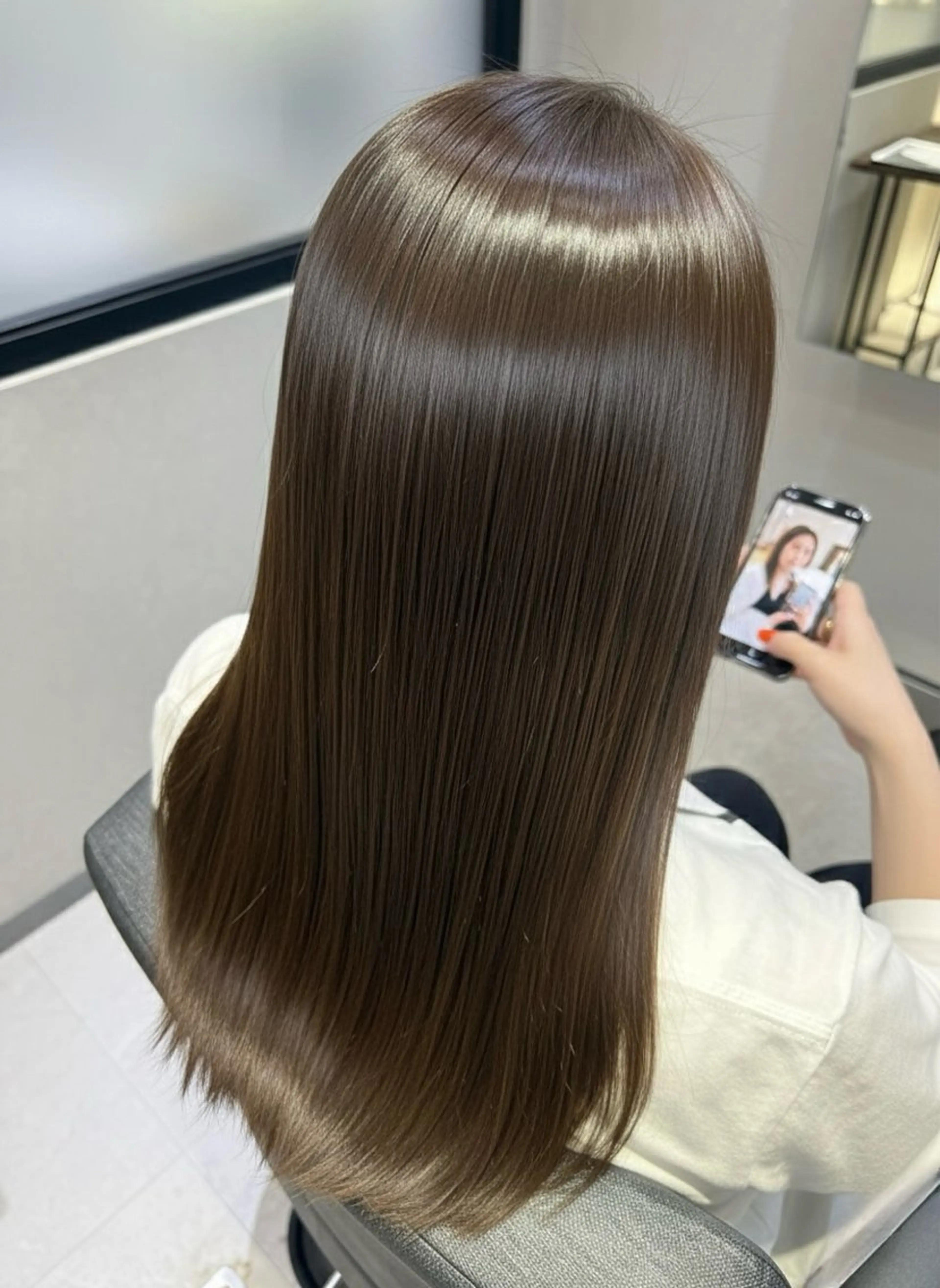 セミロング カット ヘアカラー トリートメント 🔆髪質改善❌艶髪の 仕立て人 ✨永山正太のヘアスタイル
