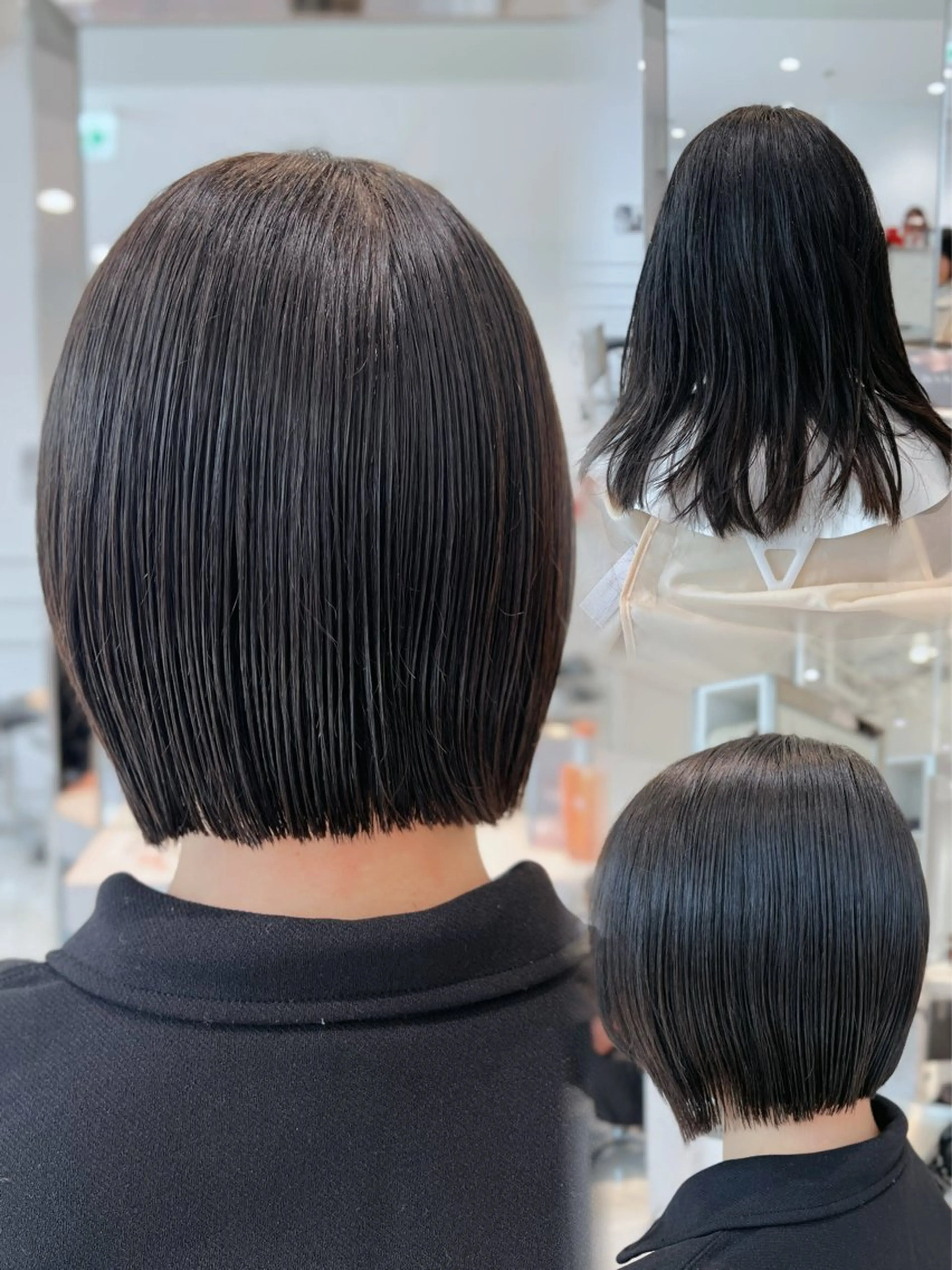 ショート ハイライト カット 縮毛矯正 トリートメント 若白髪ボカシ/パーマ 藤川時也のヘアスタイル