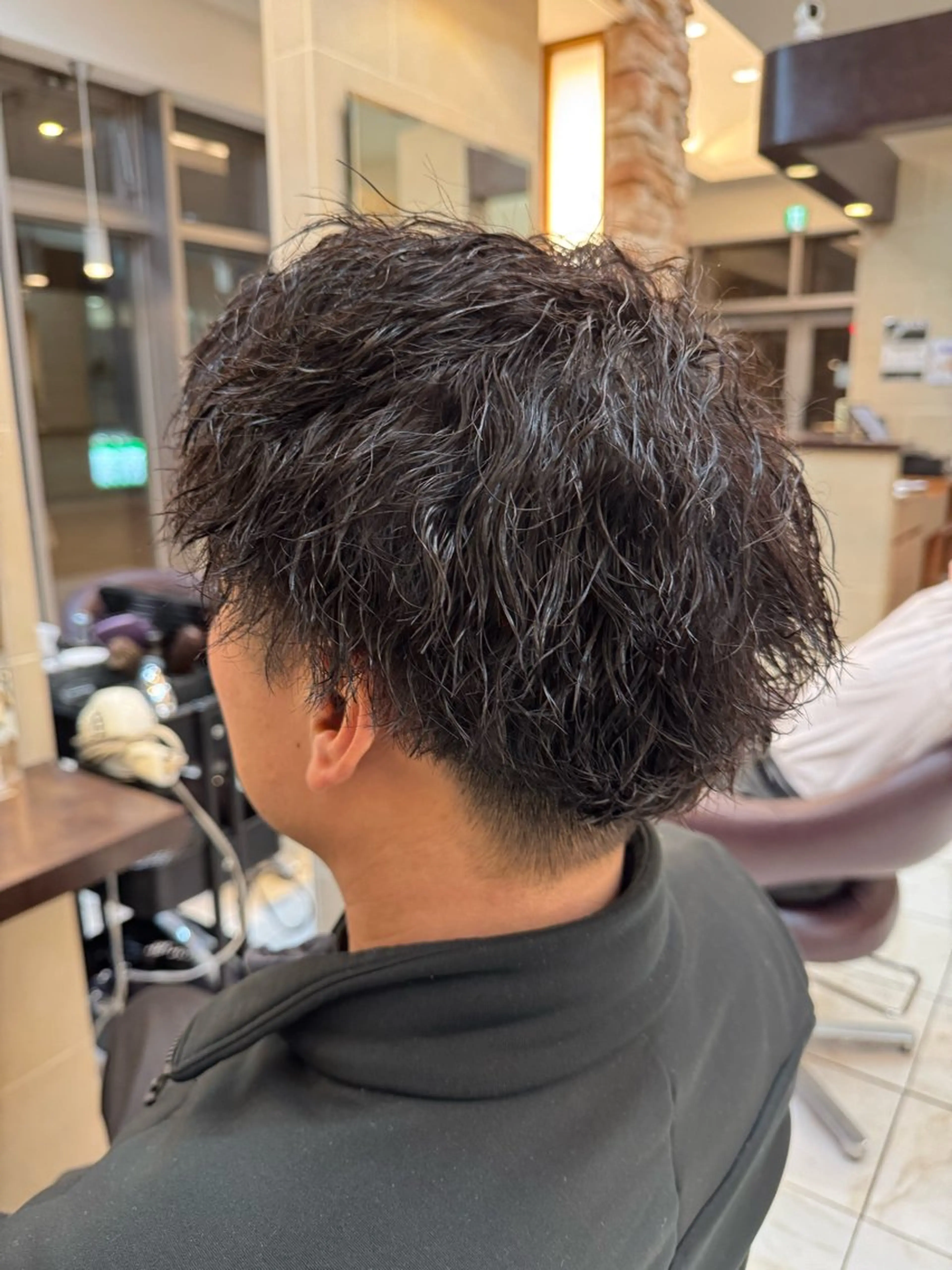 パーマ メンズ カット パーマ 宮野 翔のヘアスタイル