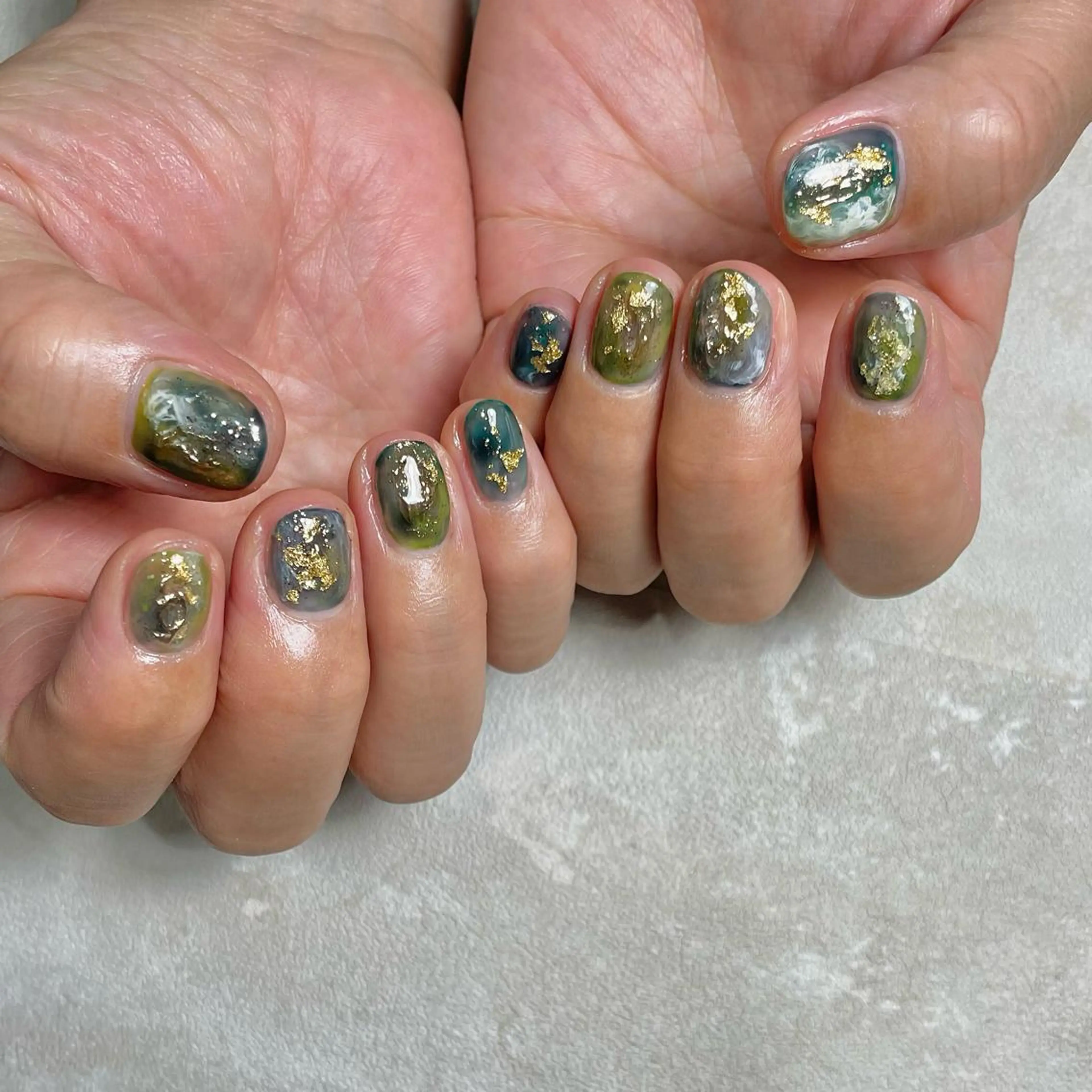 ネイル ハンドネイル Radia bykaonailsのネイルデザイン