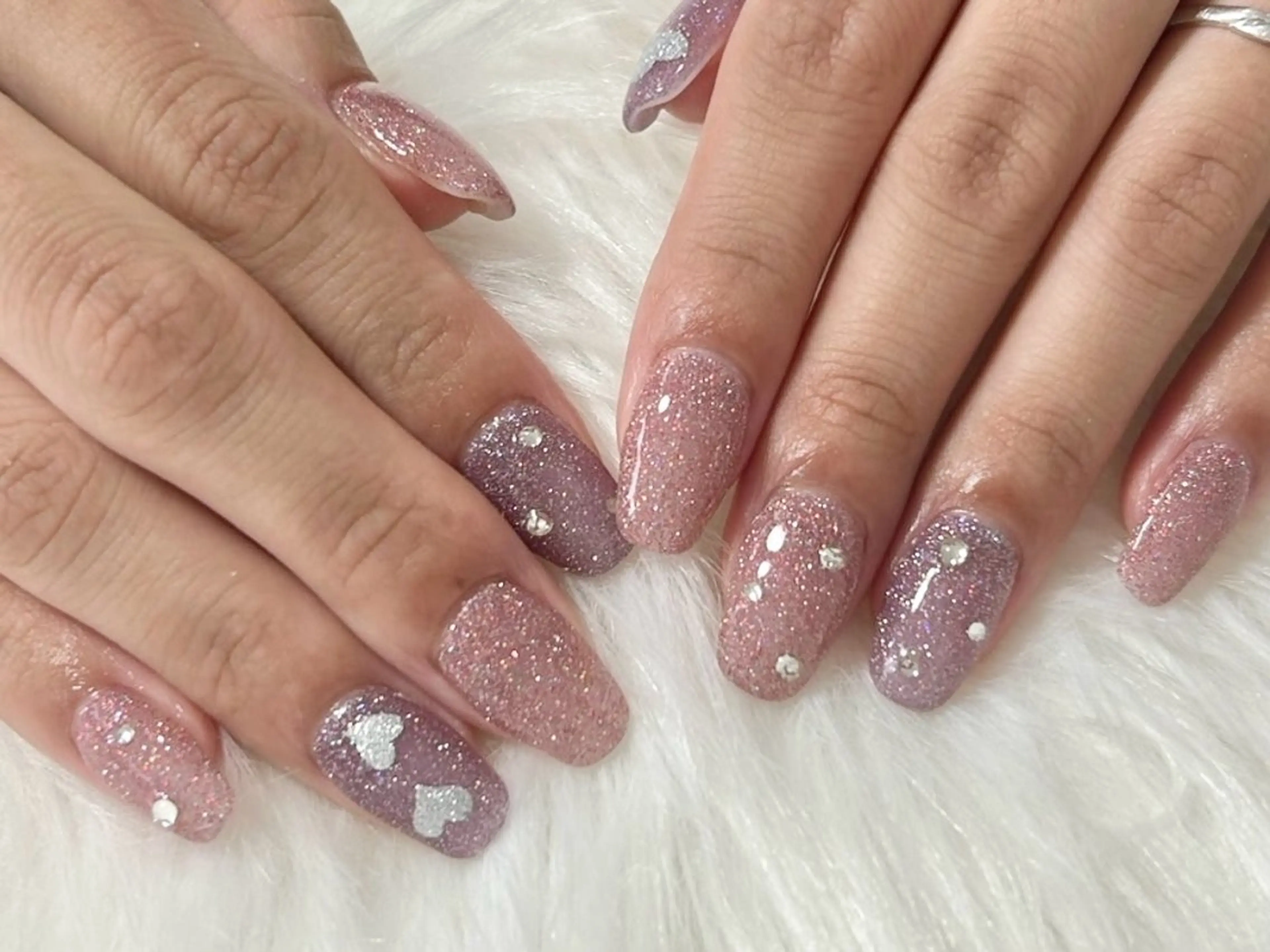 スカルプ10本、ワンカラー アートパーツつけ放題💎の写真