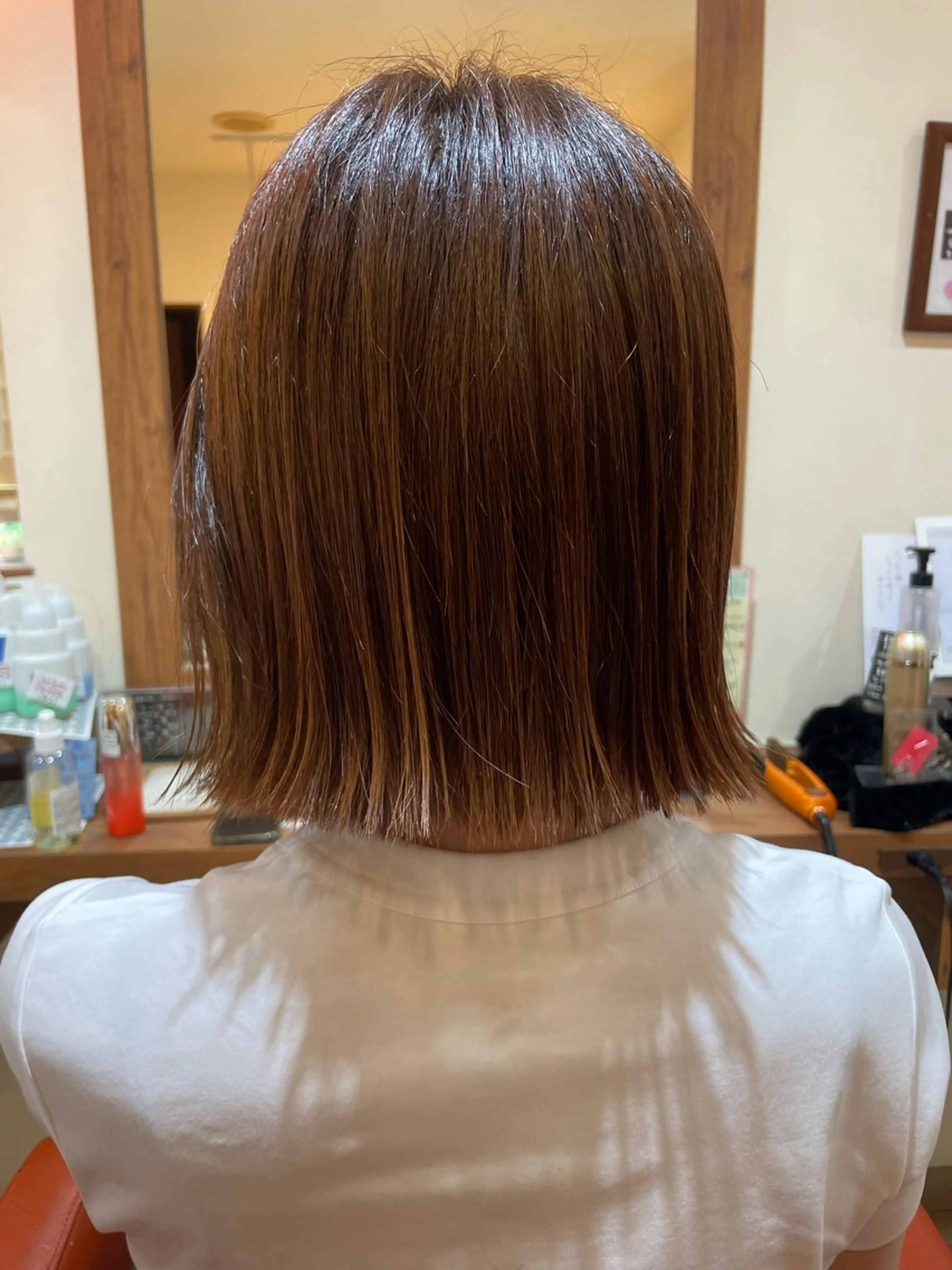 ショート 切りっぱなしボブ ボブ 齋藤 美幸のヘアスタイル