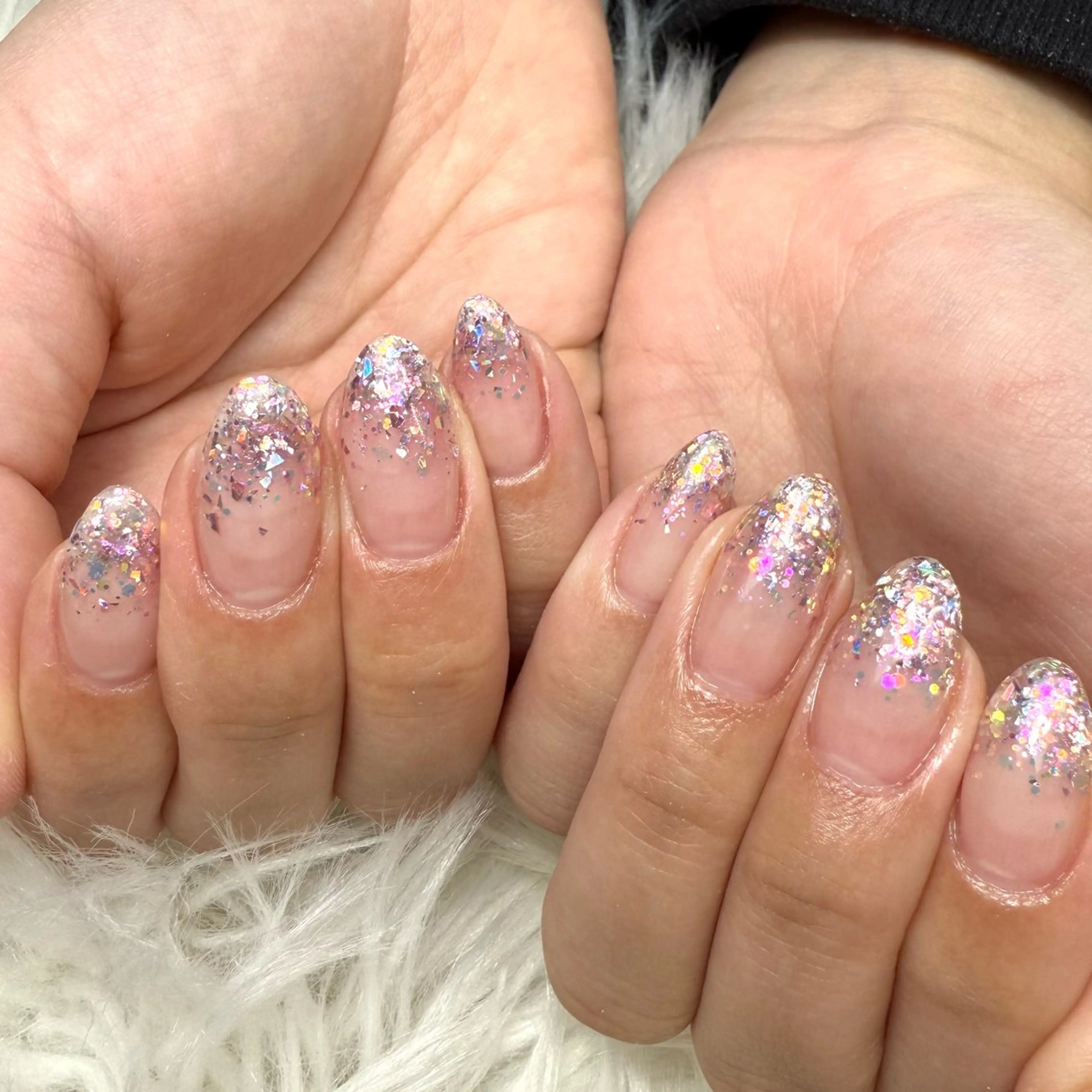 ネイル キラキラネイル ハンドネイル nail salon &e kanaのネイルデザイン