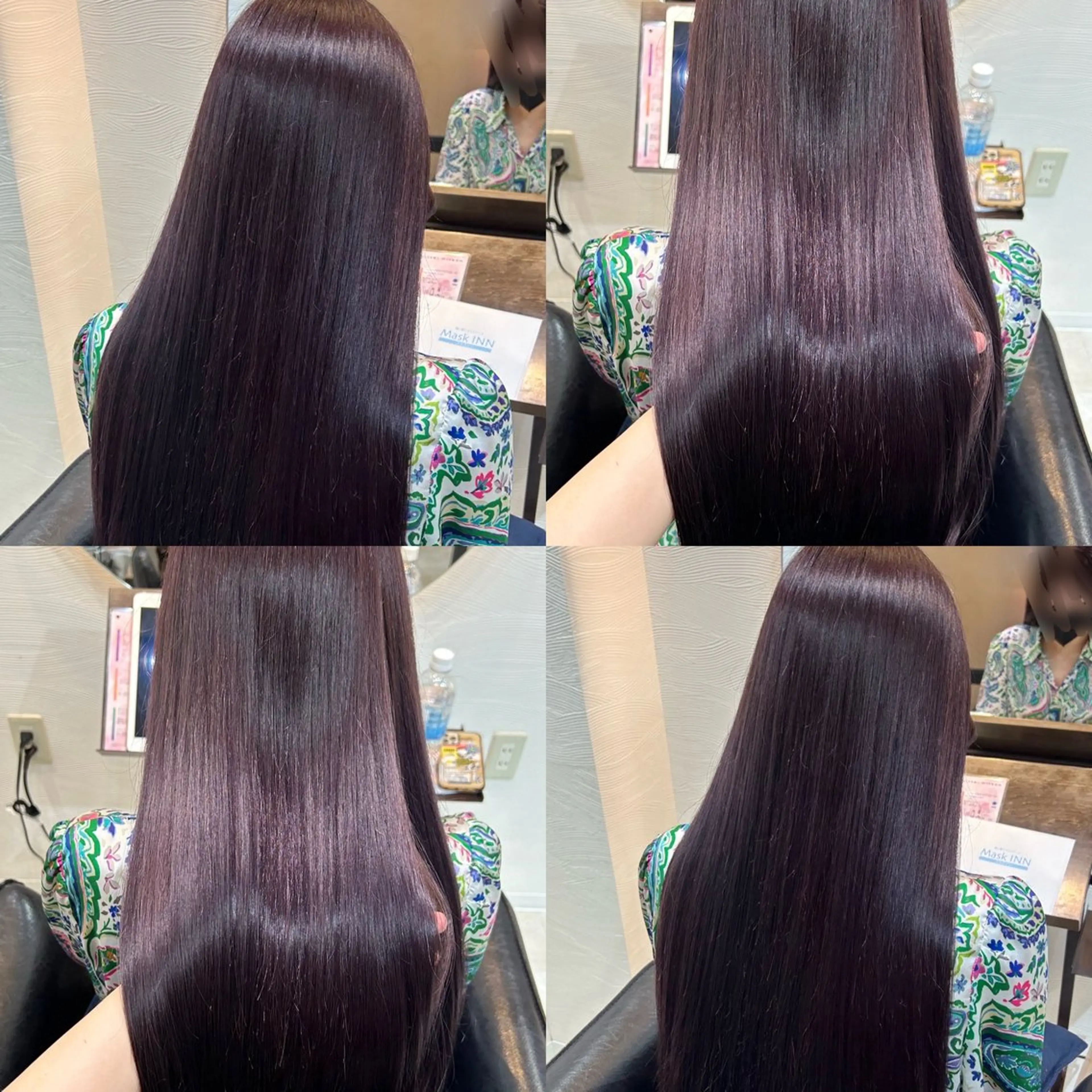ロング カラー ラベンダーカラー ヘアカラー トリートメント 🤍透明感/韓国風 🤍サクラギヒトミのヘアスタイル