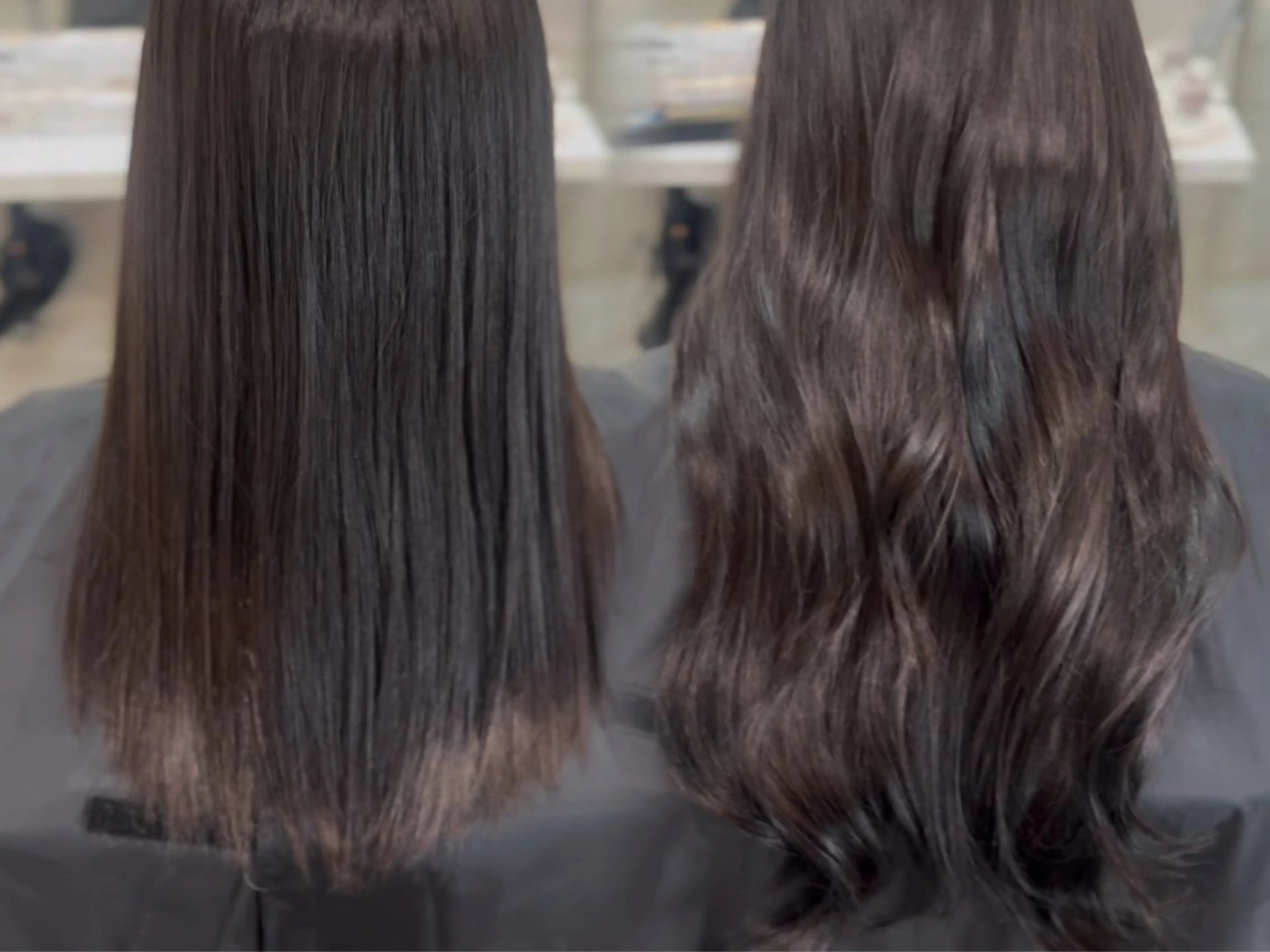 【胸下の長さの方におすすめ‪‪.ᐟ.ᐟ】カット×エクステ60本🧸人毛100%🫧“憧れの後ろ姿”を叶えます🤍の写真