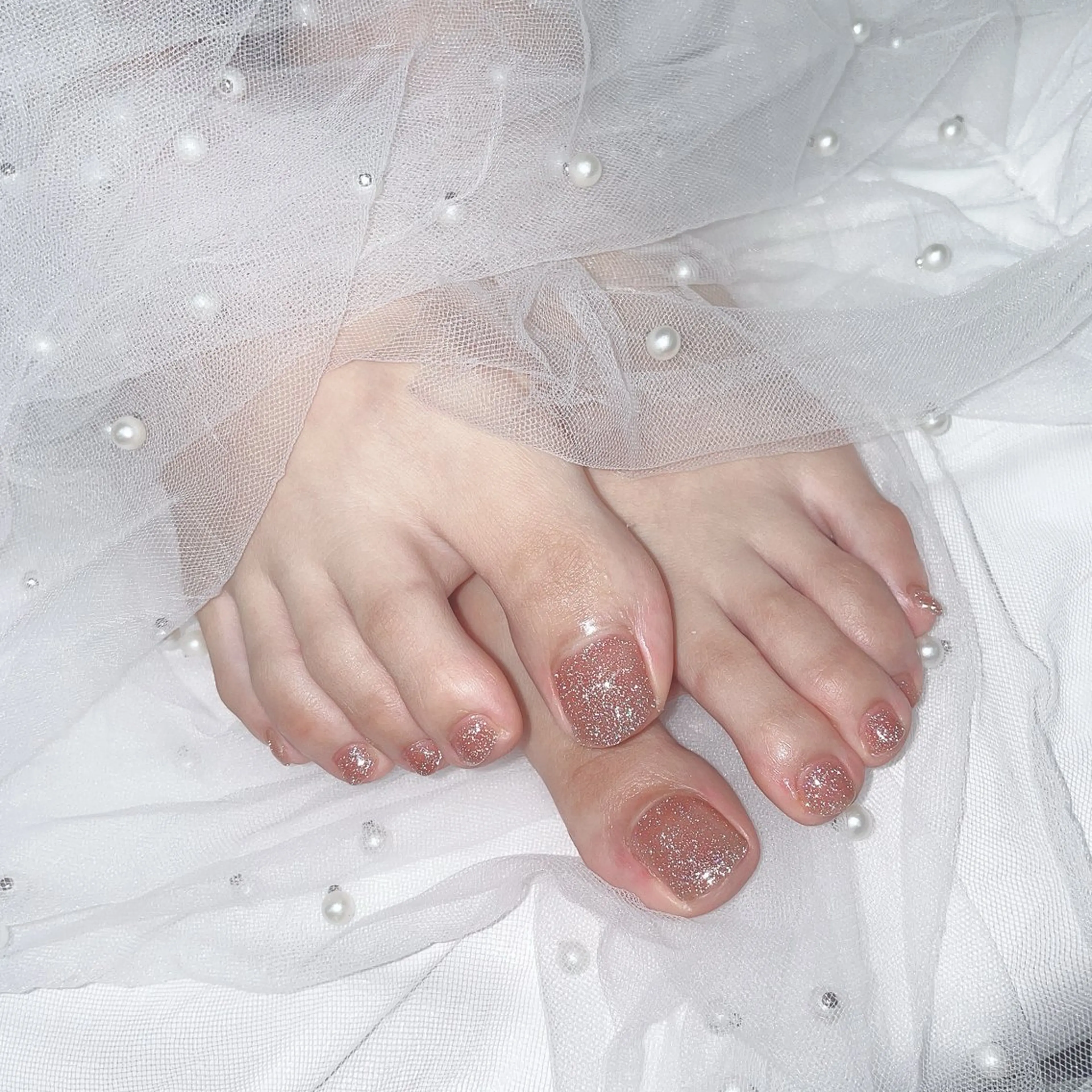 ネイル アートネイル ジェルネイル グラデーション キラキラネイル ラメ(グリッター) Viola. TOMOMIのネイルデザイン