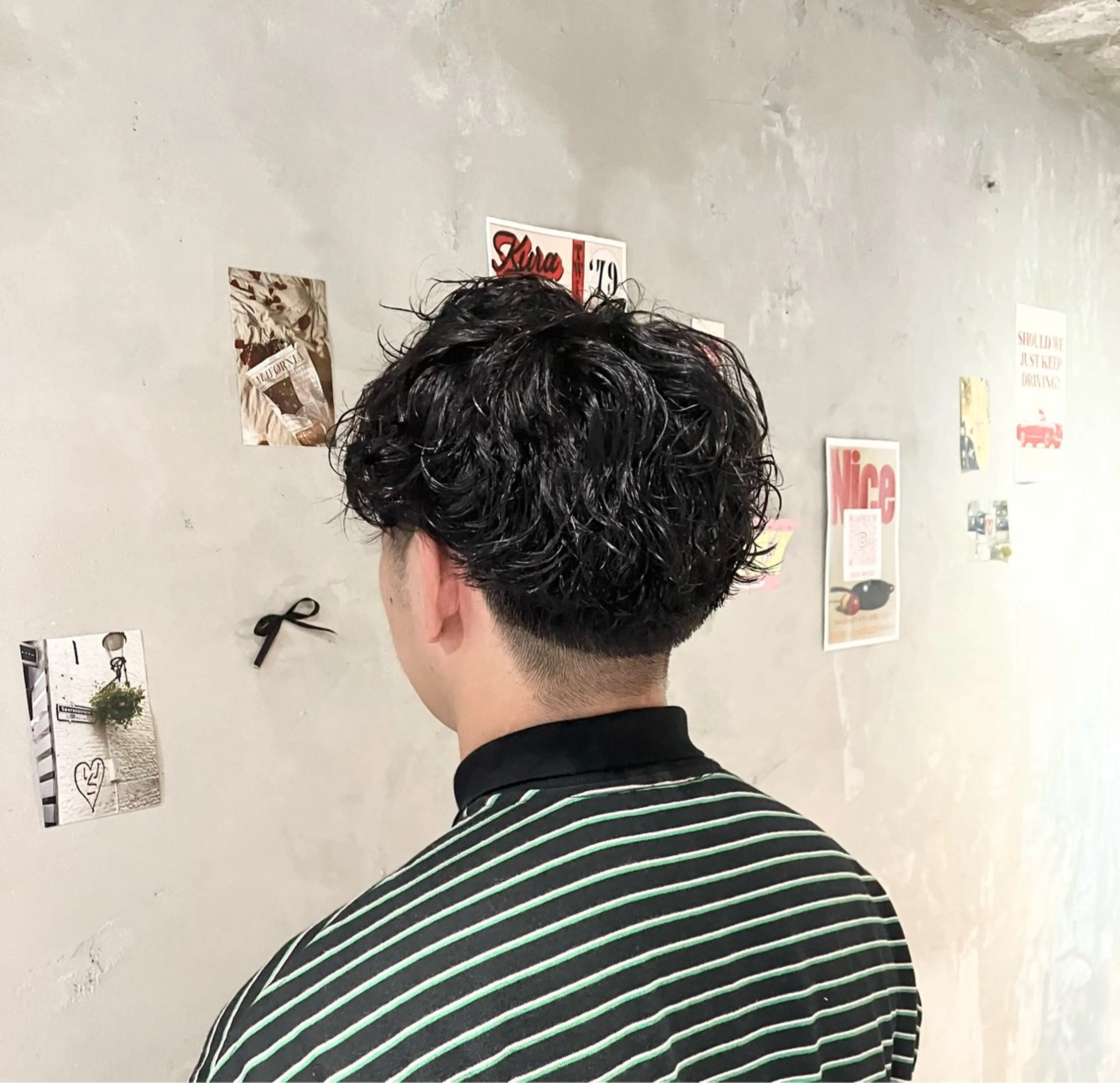 ショート パーマ ツイストパーマ カット パーマ トリートメント door white hideのヘアスタイル