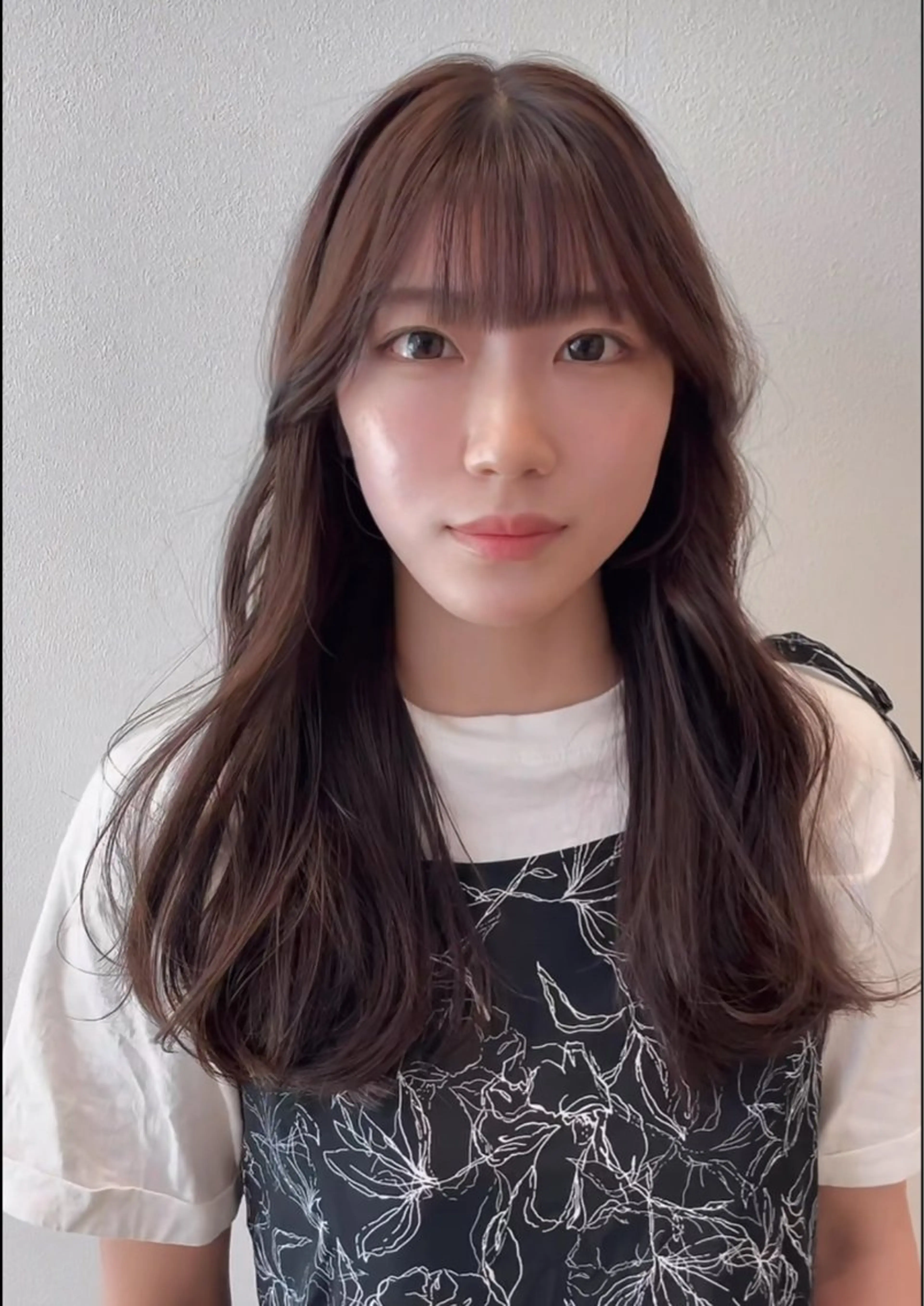 ロング カラー ブラウンカラー レイヤーカット カット ヘアカラー トリートメント k-twoたき✨艶感 カラー／美髪矯正のヘアスタイル