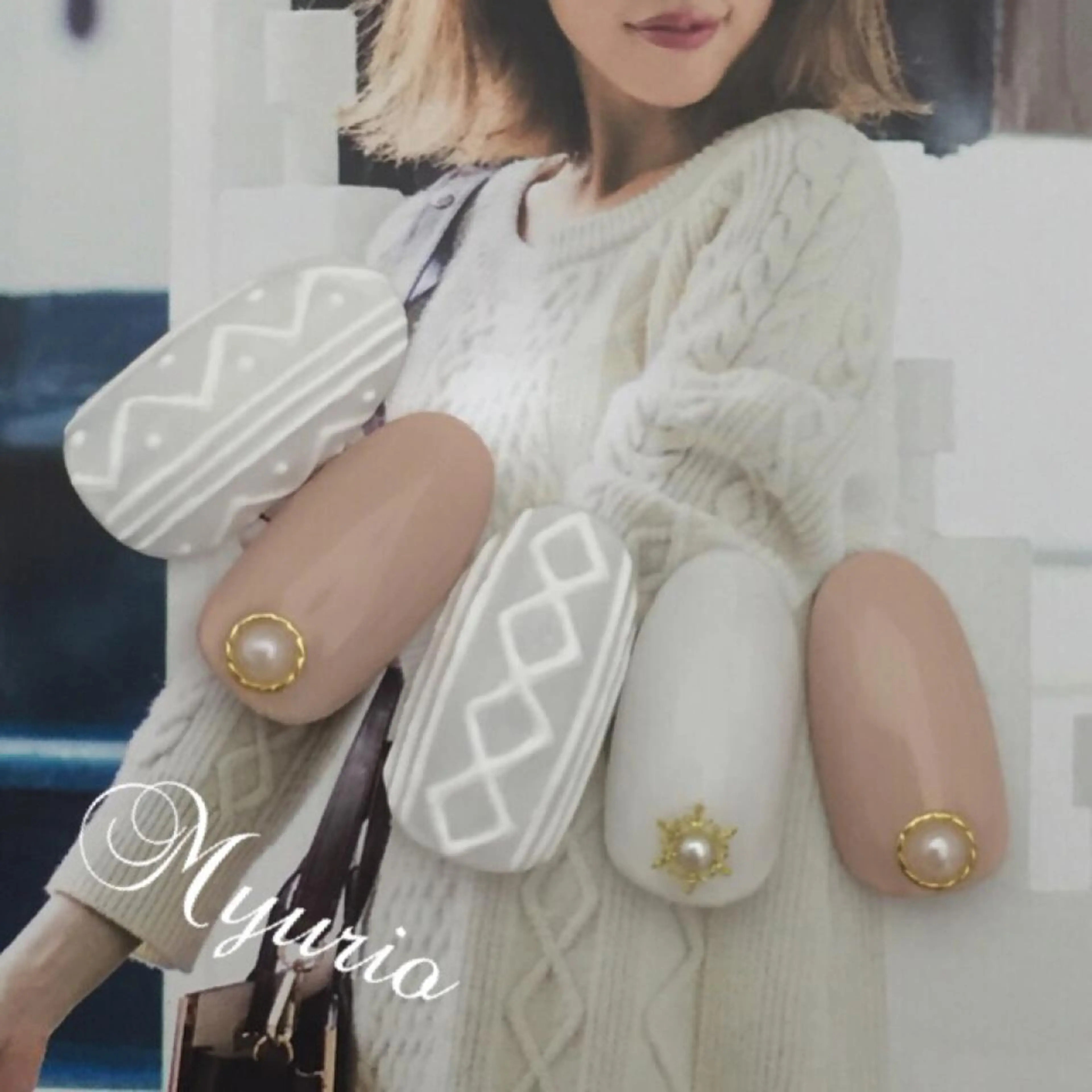 ネイル Sympa 𝓜iwako🐰ᩚのネイルデザイン