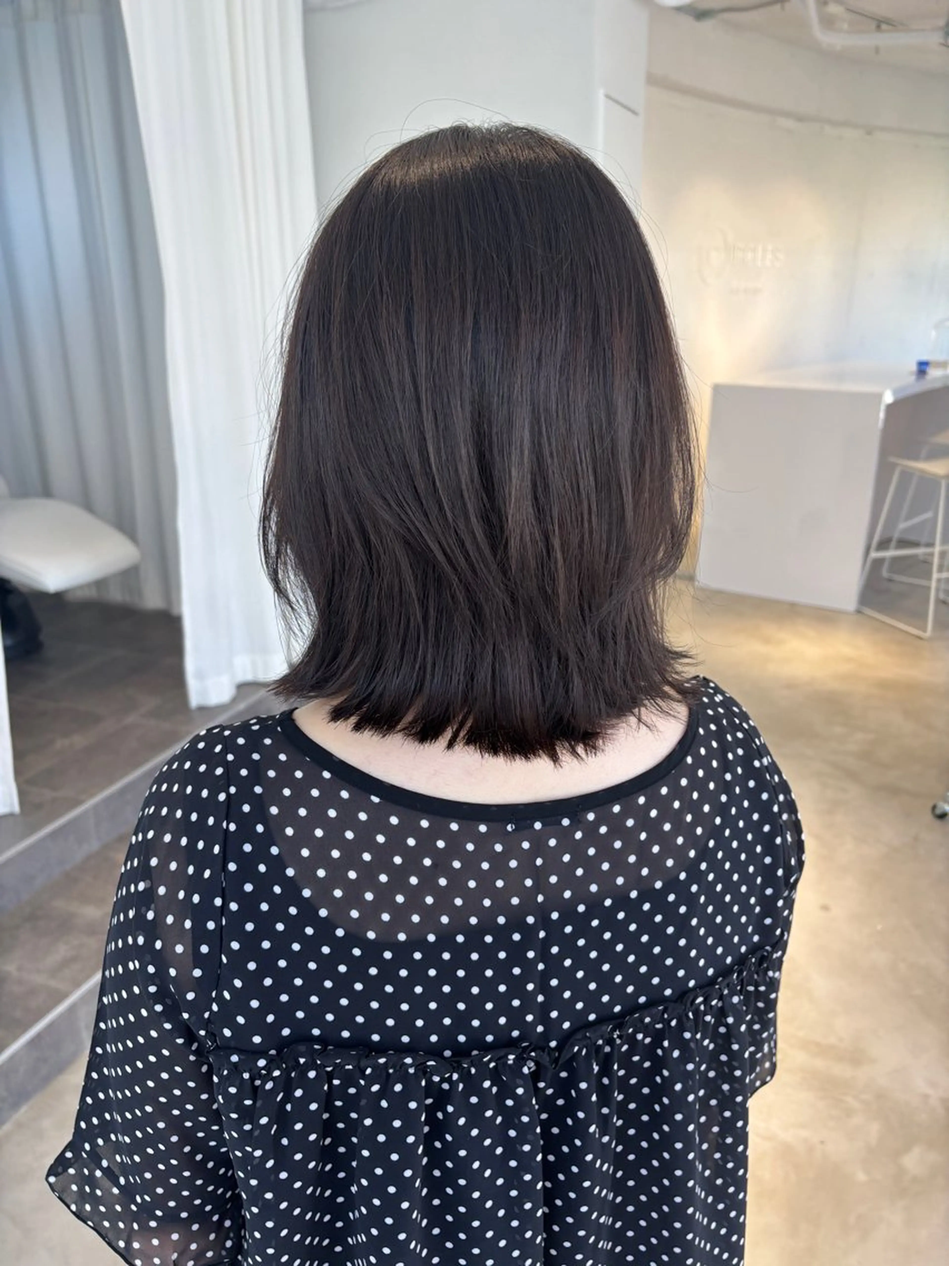 ミディアム カラー ヘアカラー トリートメント 薬院浄水通/ショート /ボブ/rukaのヘアスタイル