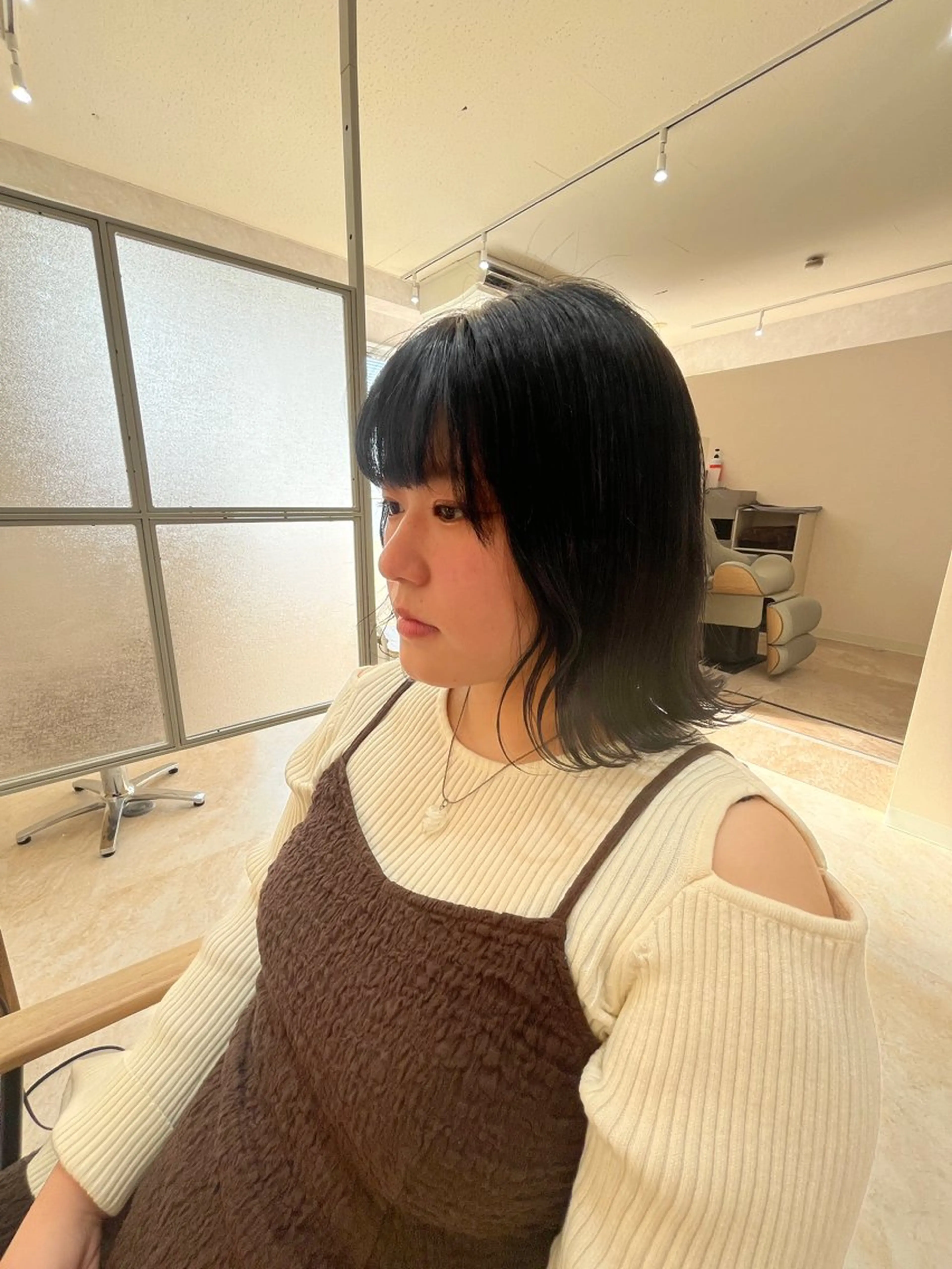 ミディアム 【ROSSO】 SHUHEIのヘアスタイル