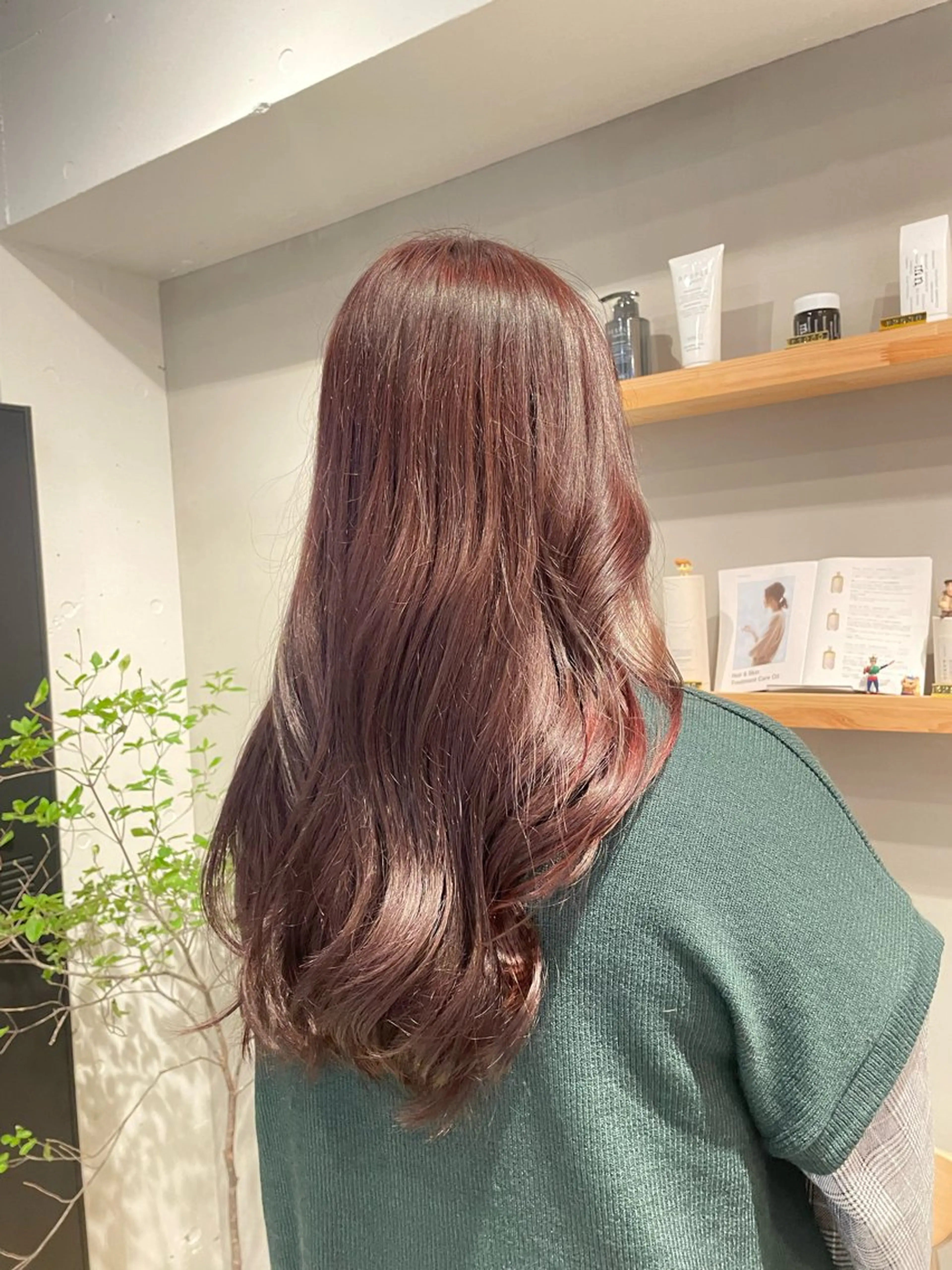 ロング ピンクブラウン green高田馬場所属・🌏kaisei yamada🌏のヘアスタイル