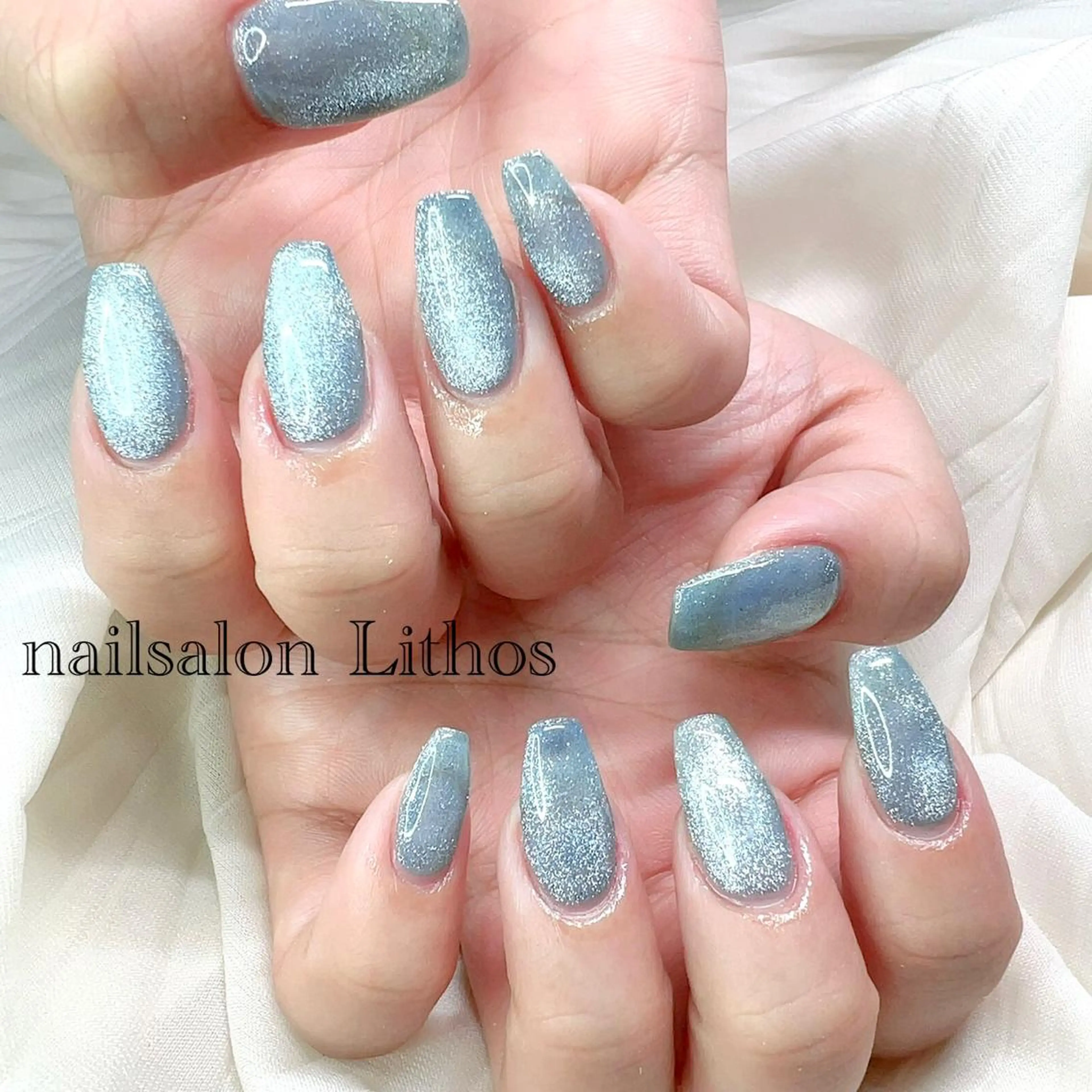 ネイル マグネットネイル ハンドネイル nailsalon Lithos所属・nailsalon Recontreのネイルデザイン