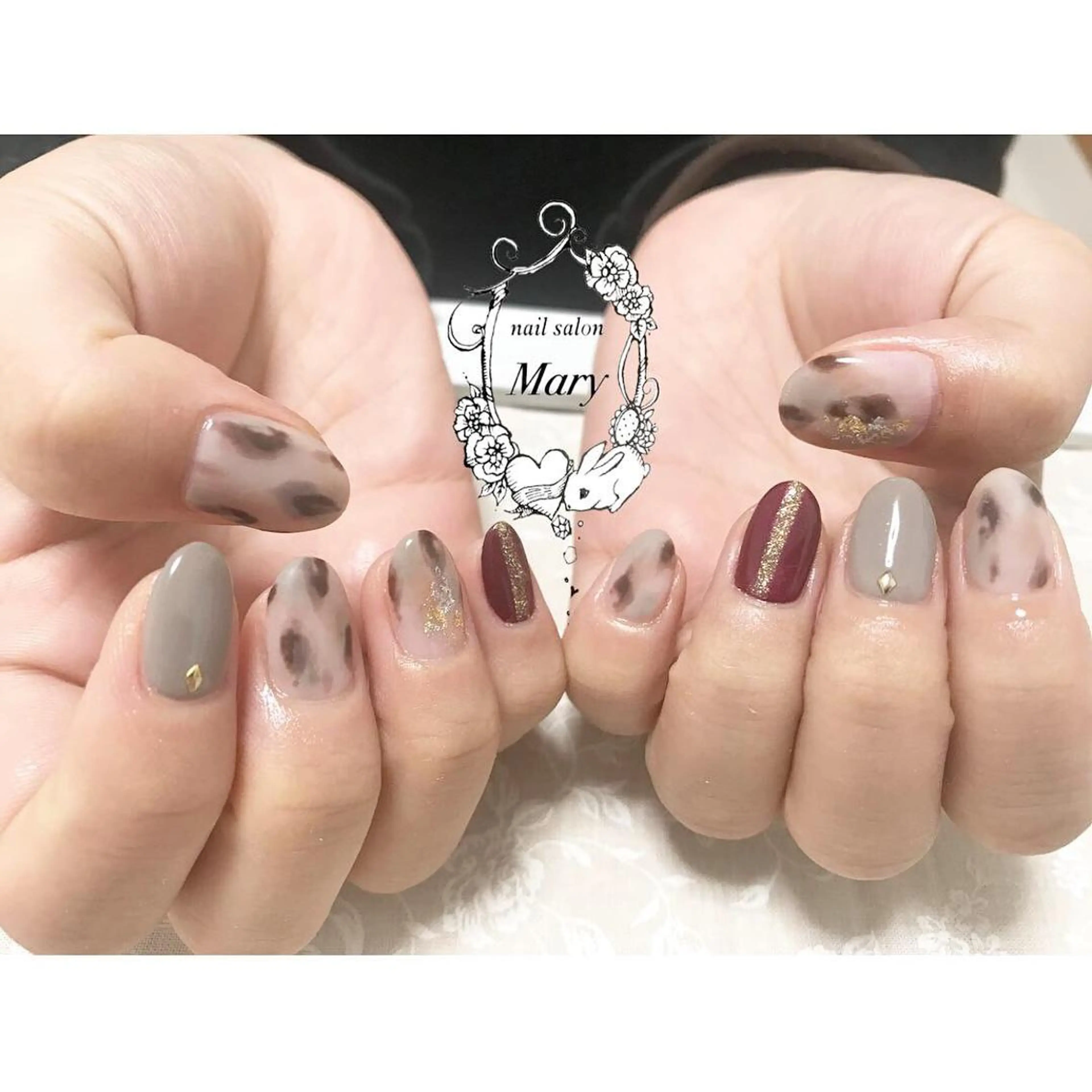 ネイル アニマル柄 WITH  NAIL ネイリストのネイルデザイン