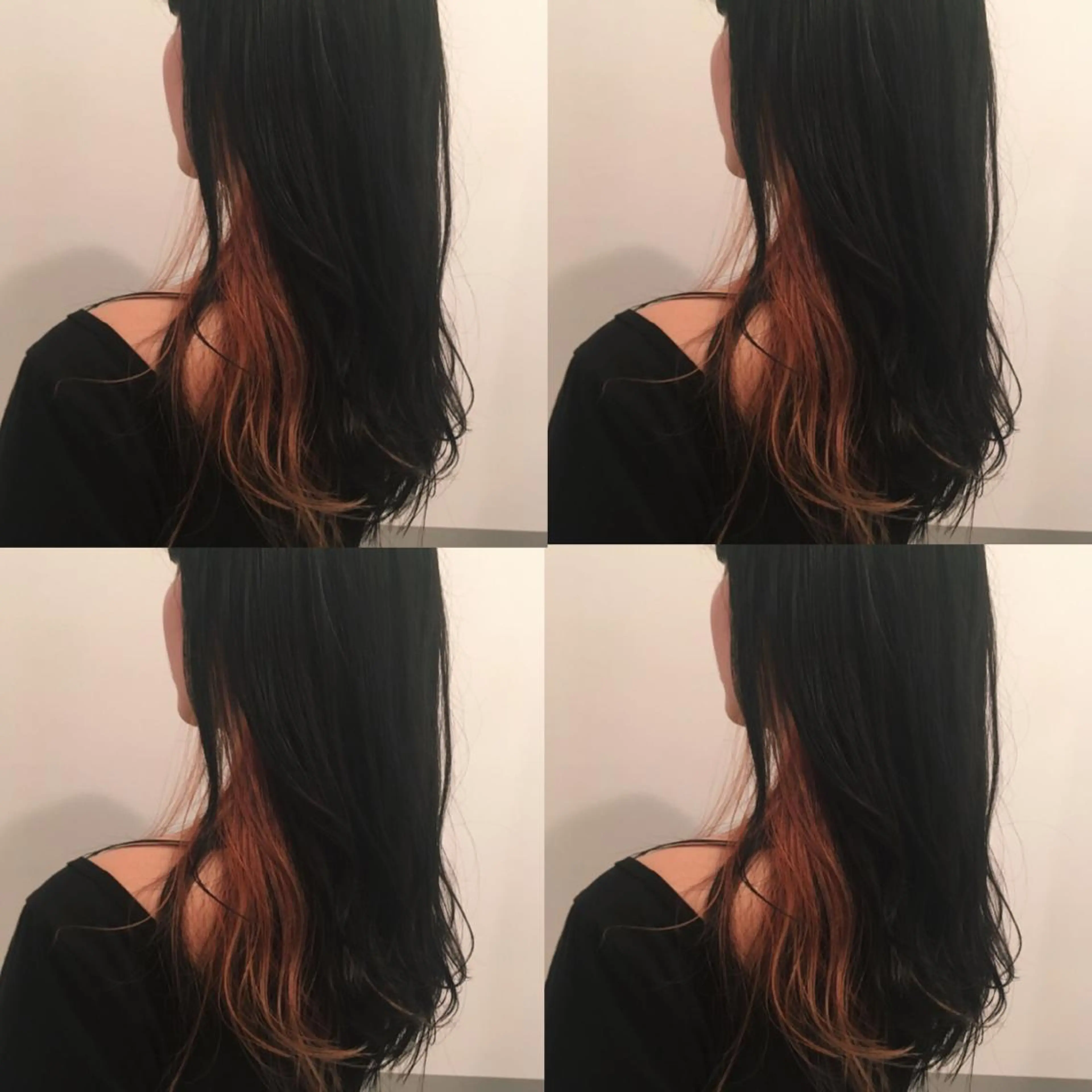 ロング カラー カット ヘアカラー トリートメント RINA🧤 デザインとボブのヘアスタイル