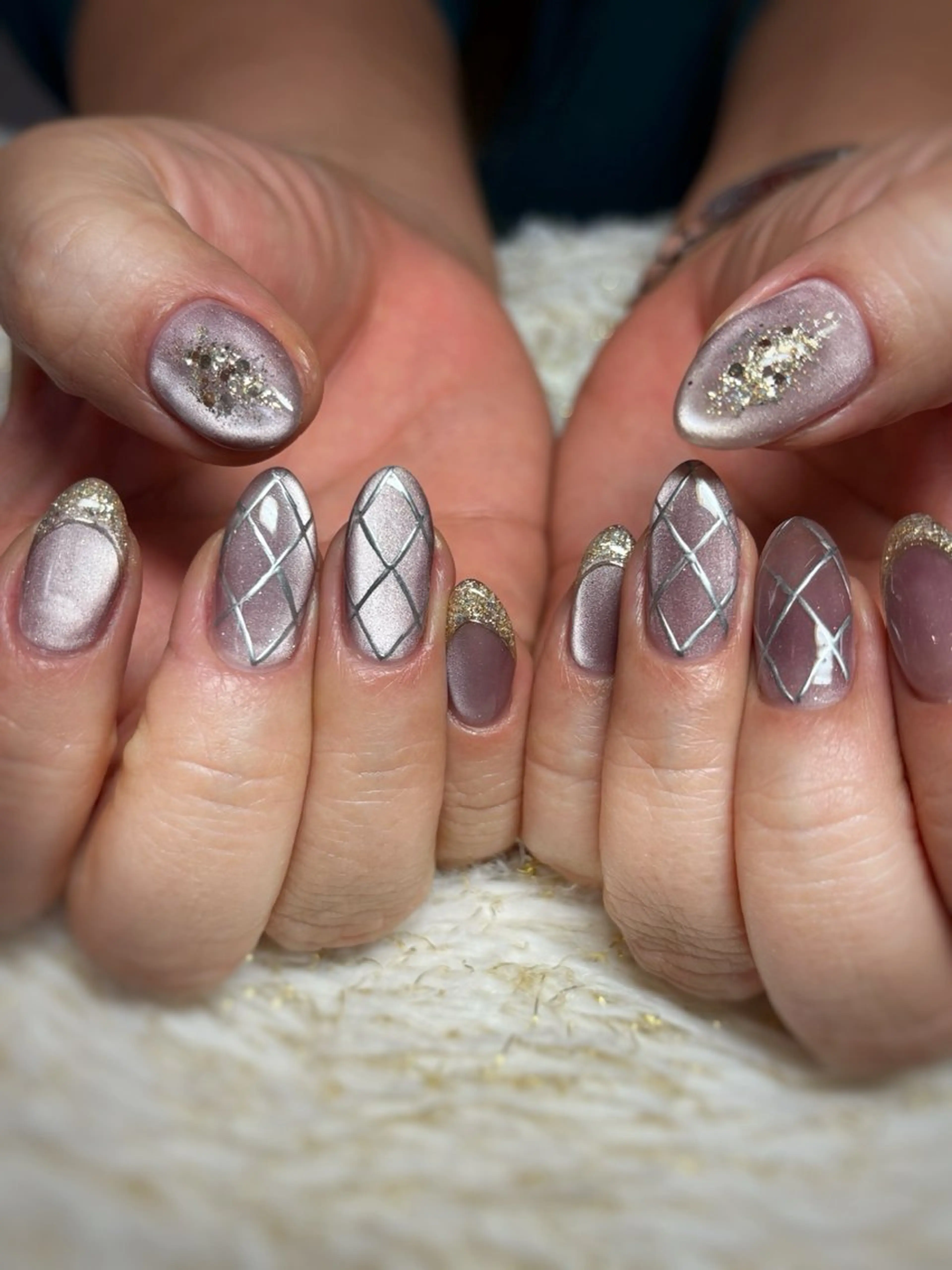 ネイル マグネットネイル ハンドネイル nail ayacaのネイルデザイン