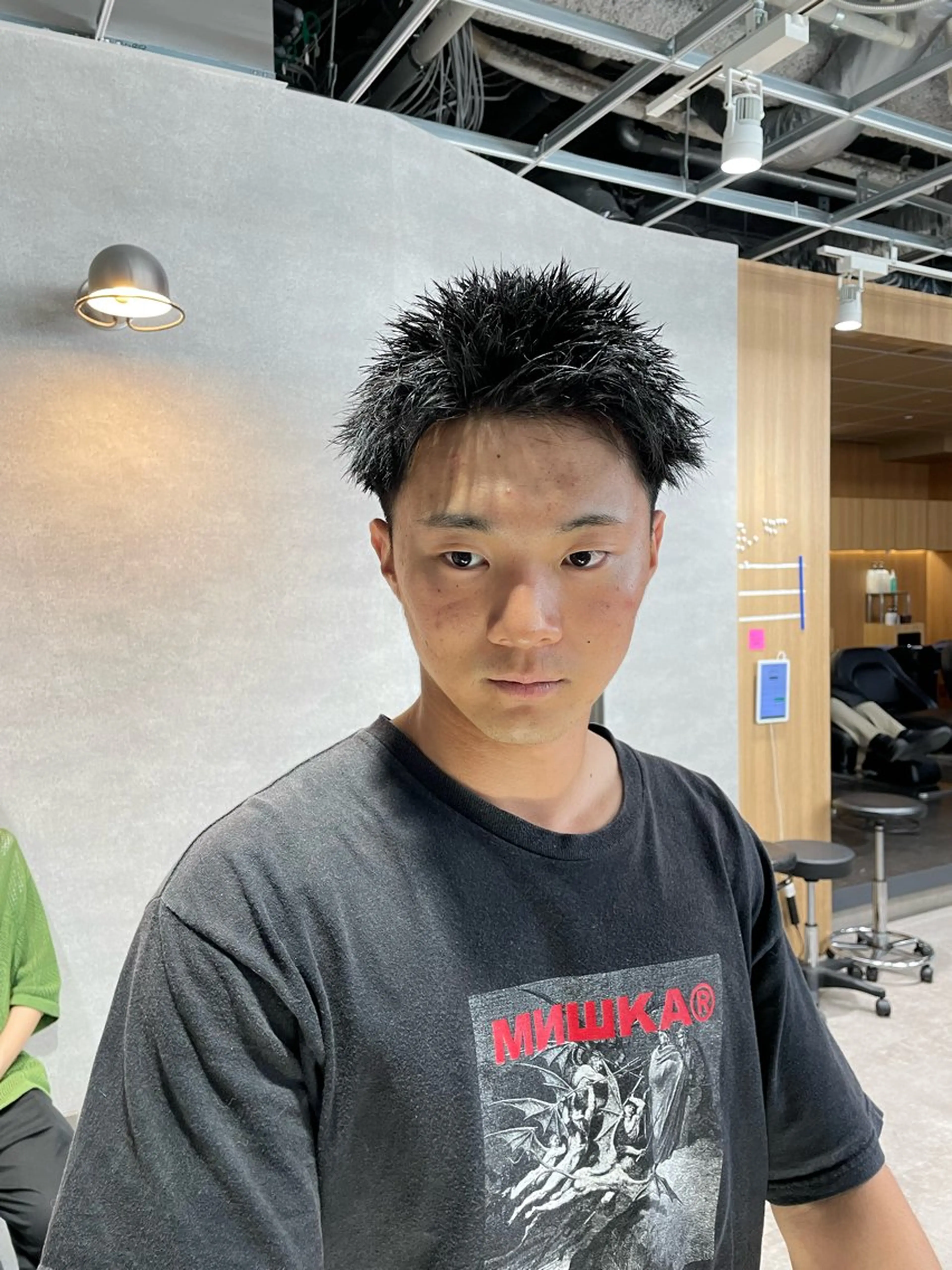 ショート メンズ スパイキーショート ショートヘア カット 垢抜けハイトーン☀/ 笑顔の美容師/しゅんのヘアスタイル