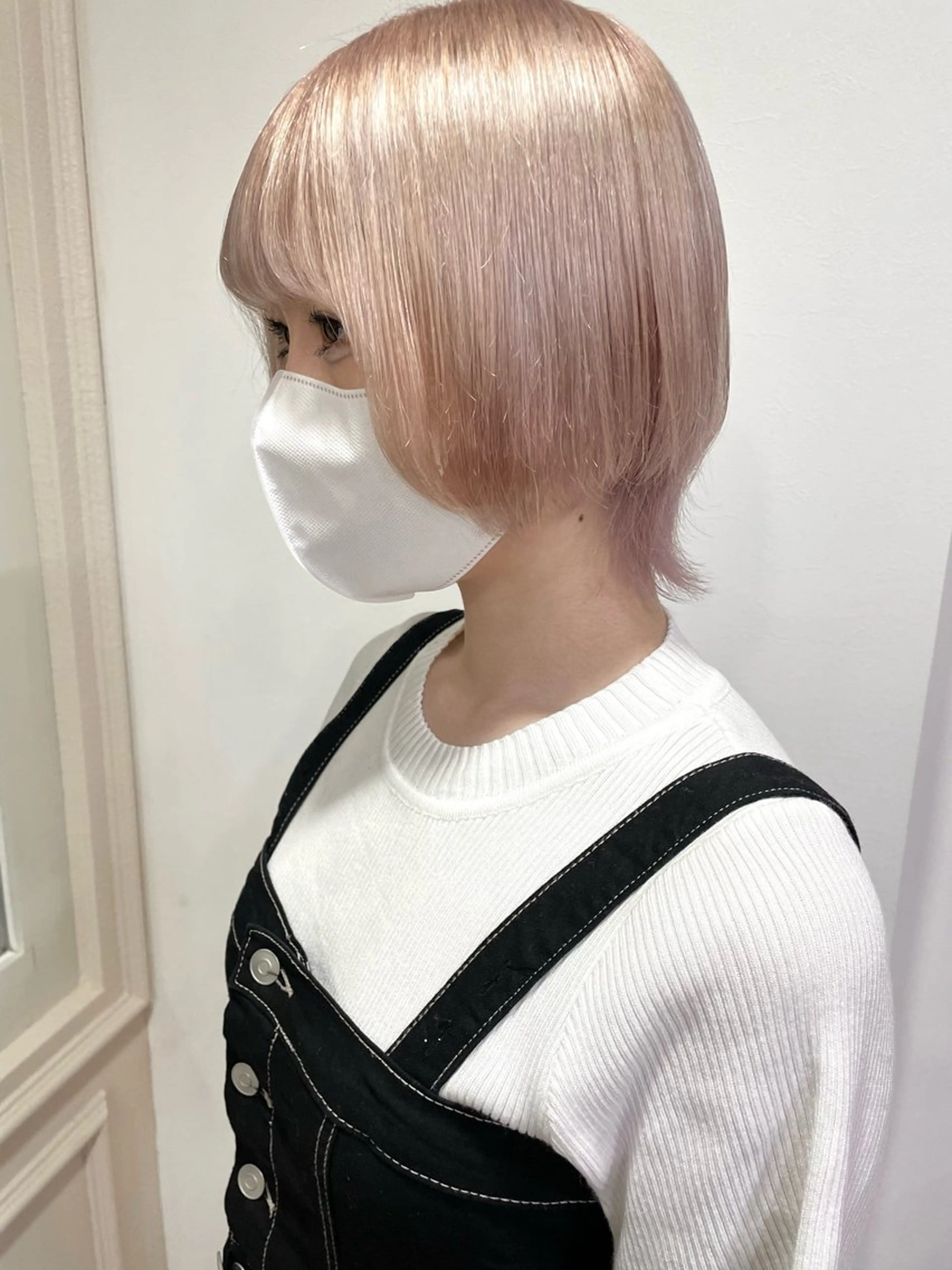 セミロング カラー 向日葵🌻 /レディースカットのヘアスタイル
