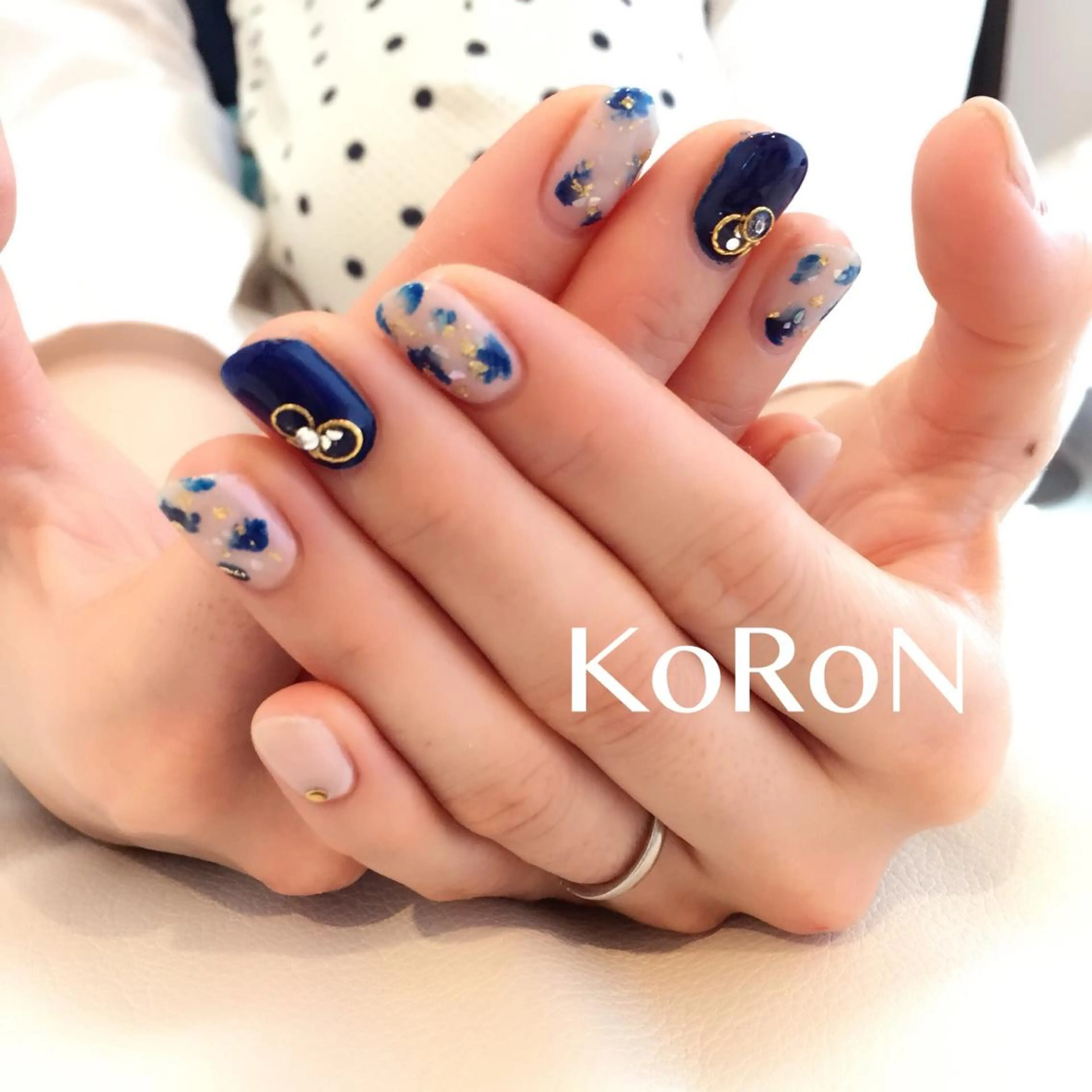 ネイル ハンドネイル 自宅サロン鎌倉 KORONのネイルデザイン
