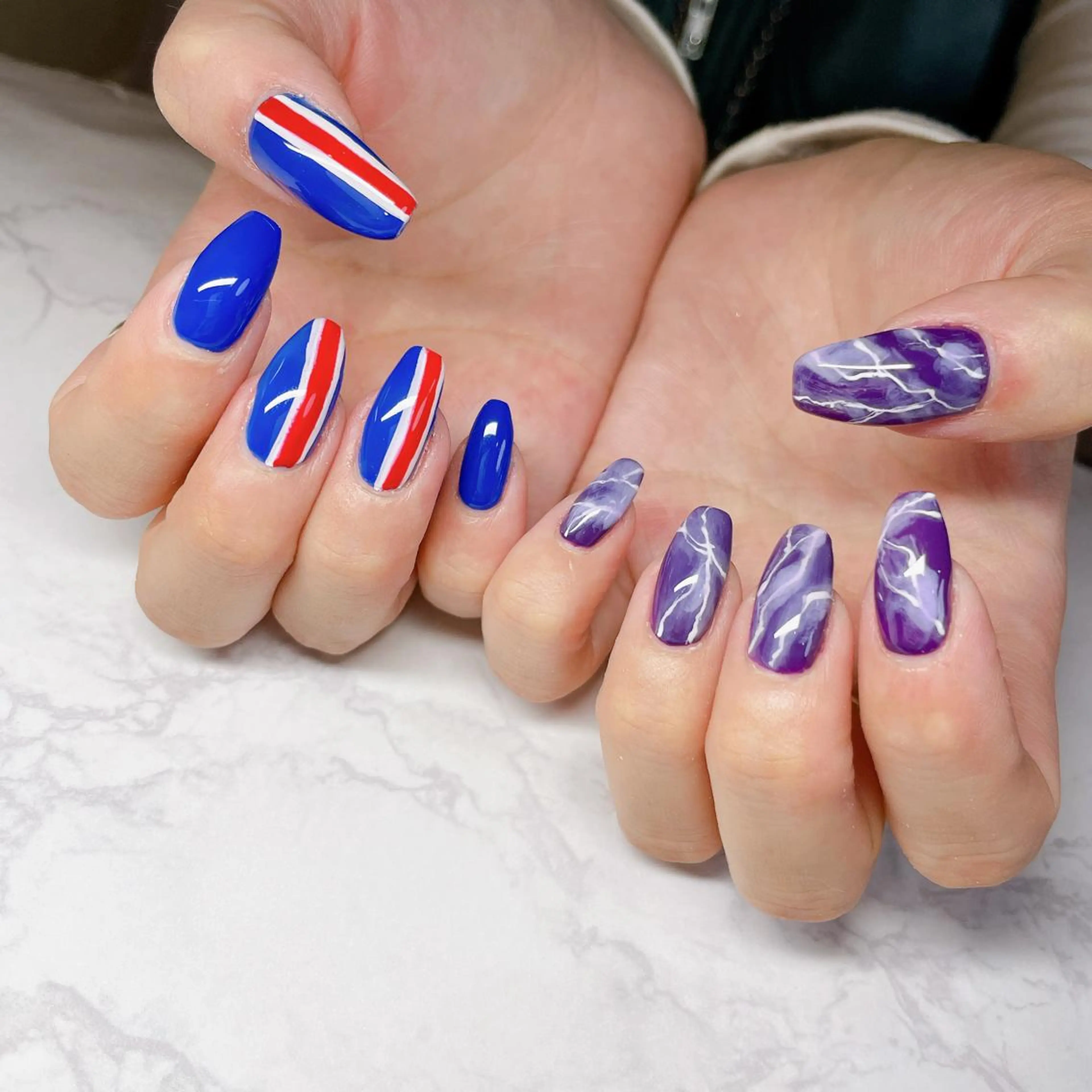 ネイル アートネイル ジェルネイル ハンドネイル LaLa Peach 福岡のマツエク・マツパデザイン