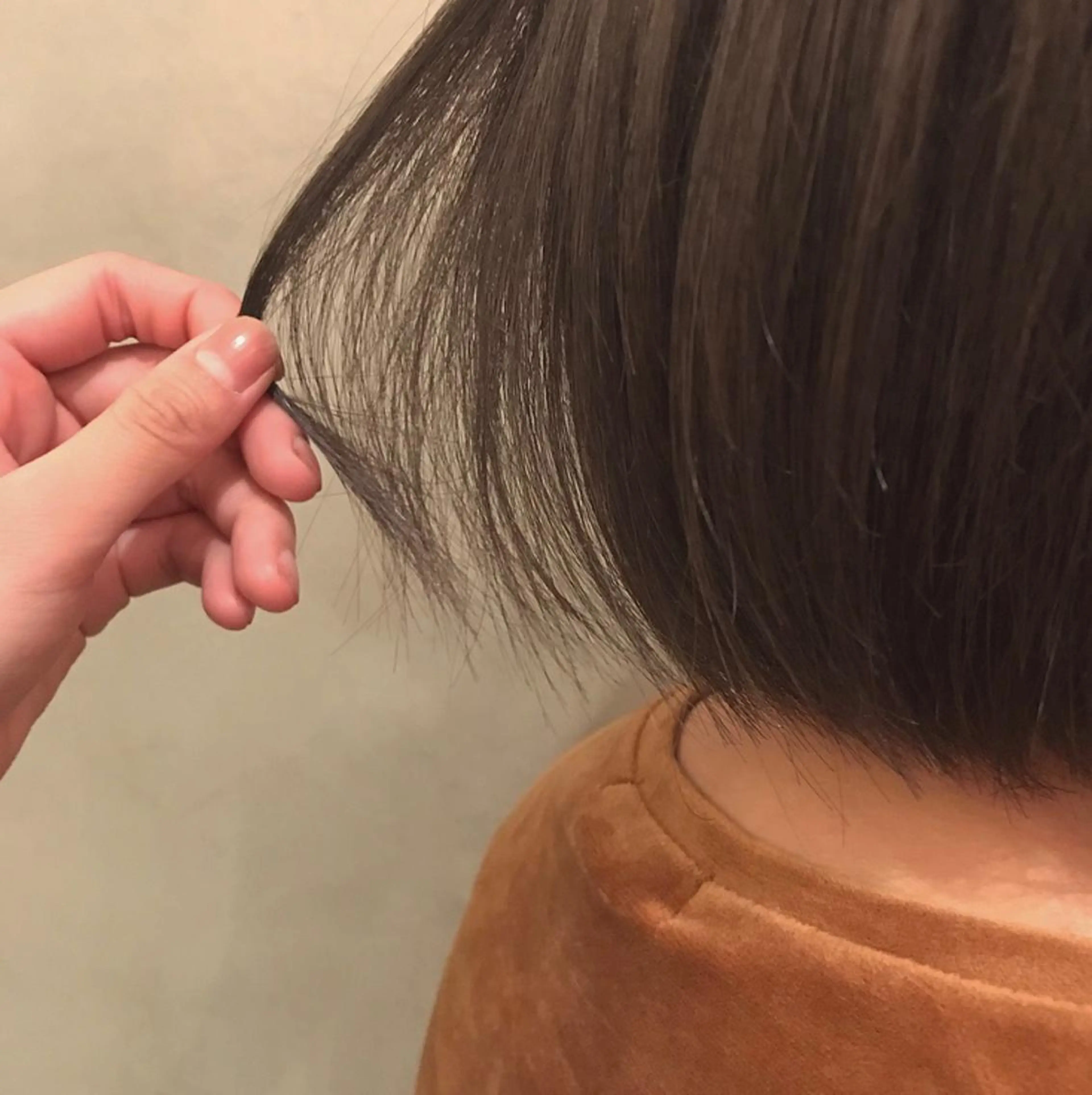 ショート カラー グレージュ モカグレージュ カット ヘアカラー トリートメント PHIDGE所属・山下 千明のヘアスタイル