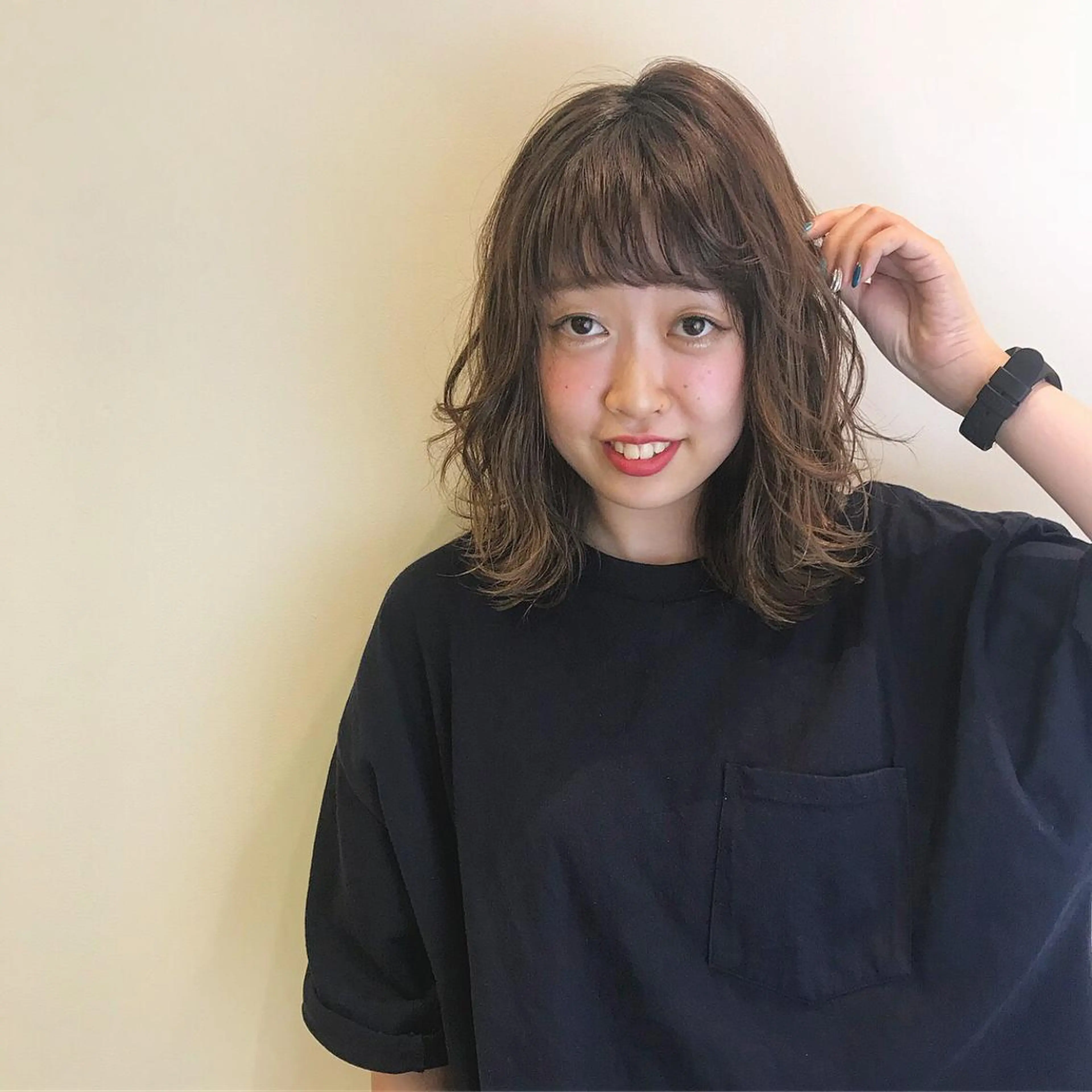 ミディアム 店長 大方康暉のヘアスタイル