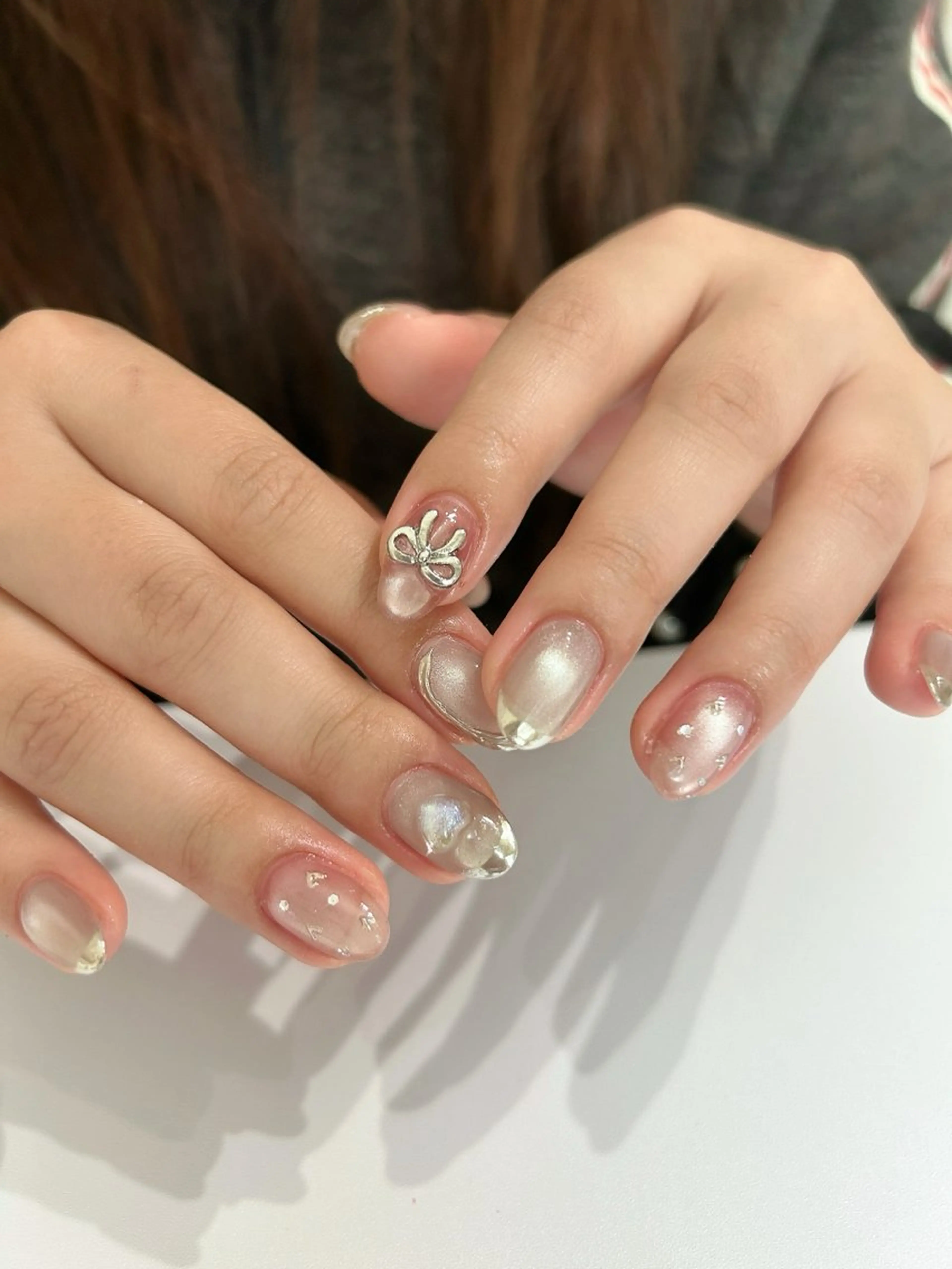 ネイル マグネットネイル nail salon moiのネイルデザイン