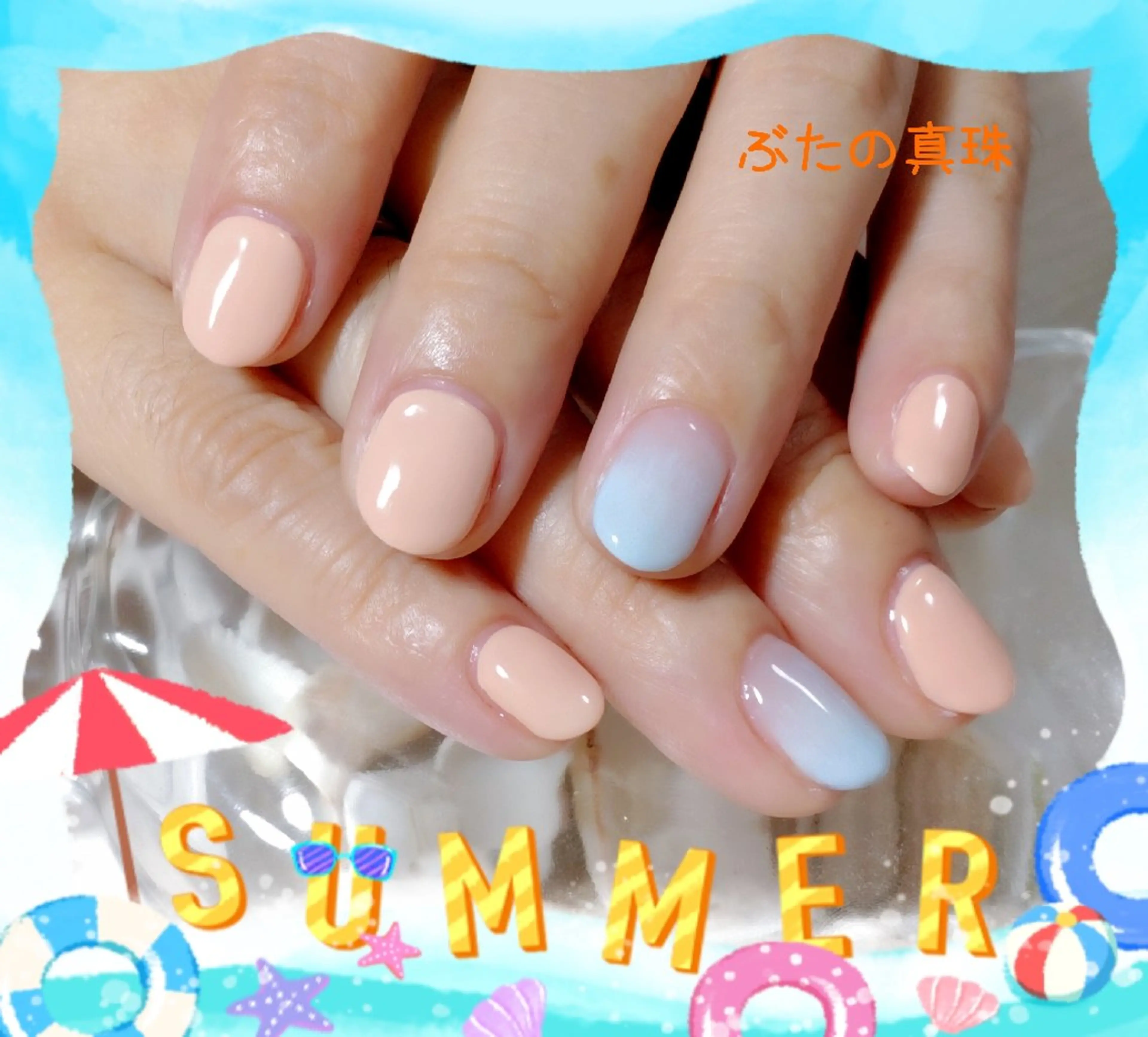 ネイル ハンドネイル 林 珠里のネイルデザイン