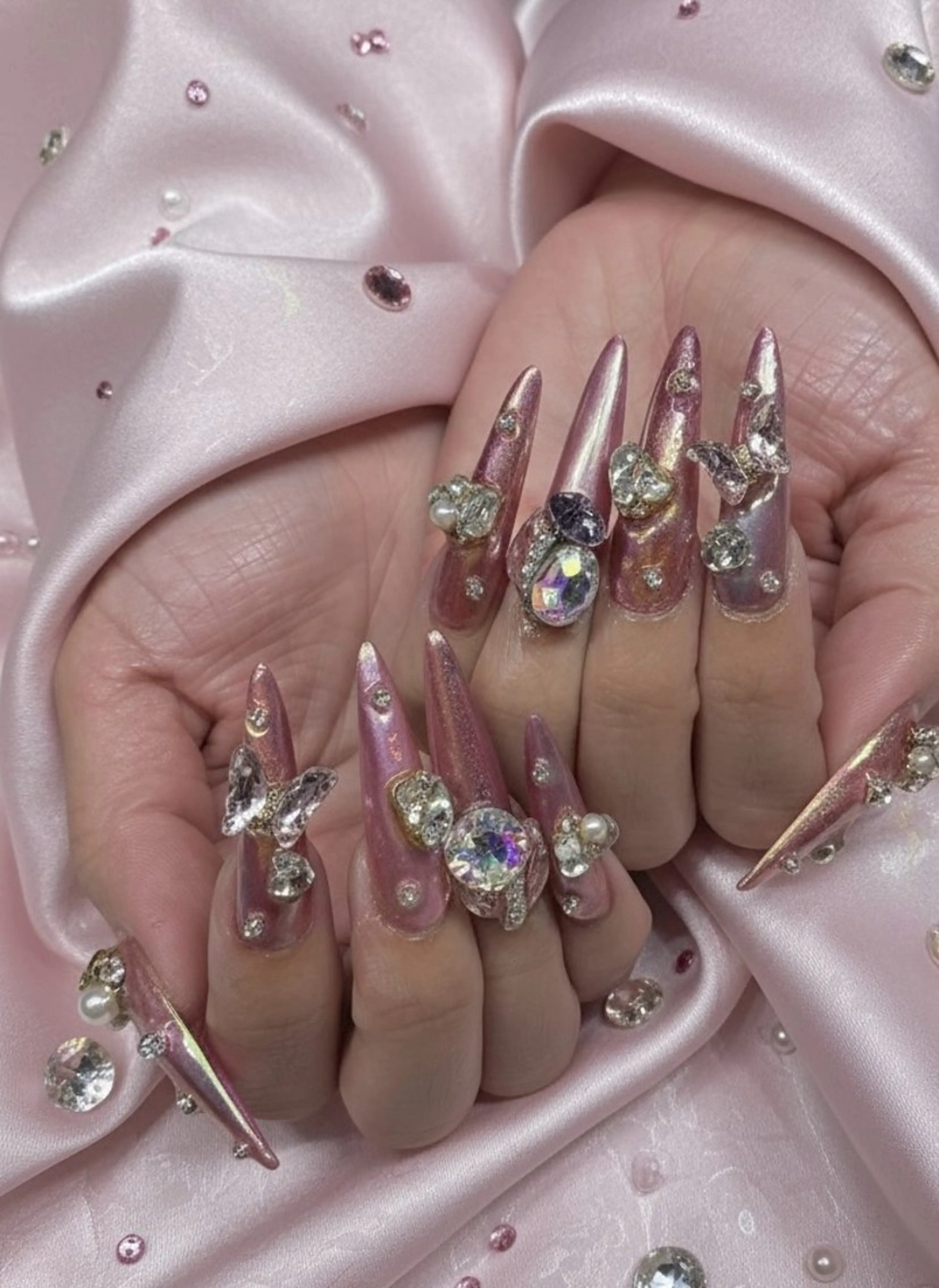 ネイル 長さ出し 韓国ネイル ロングネイル メンズネイル ワンカラーネイル ハンドネイル TUNEHA堂 矢場町栄5丁目のネイルデザイン