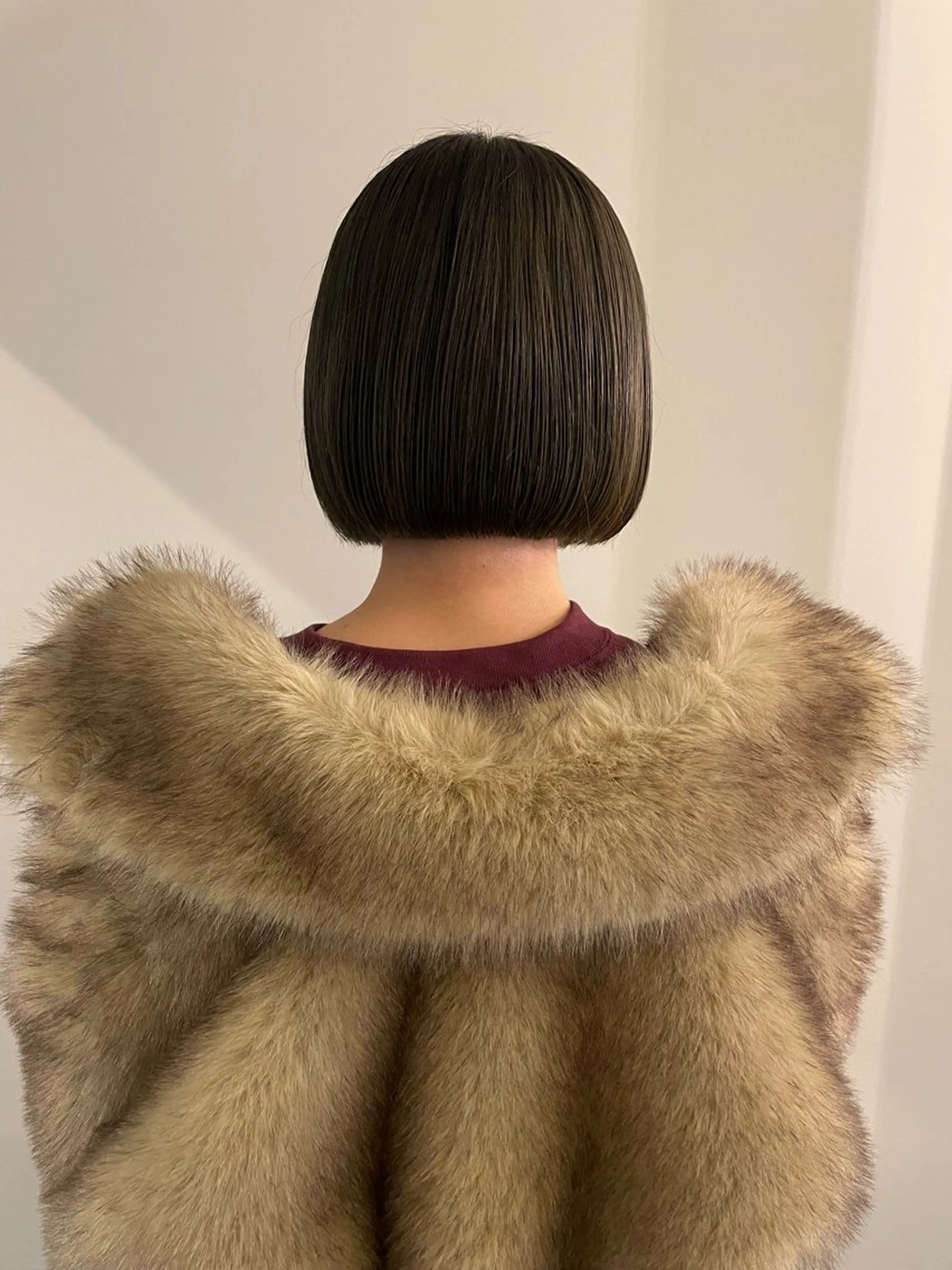 ショート カラー ボブ カット 渋谷 留菜のヘアスタイル