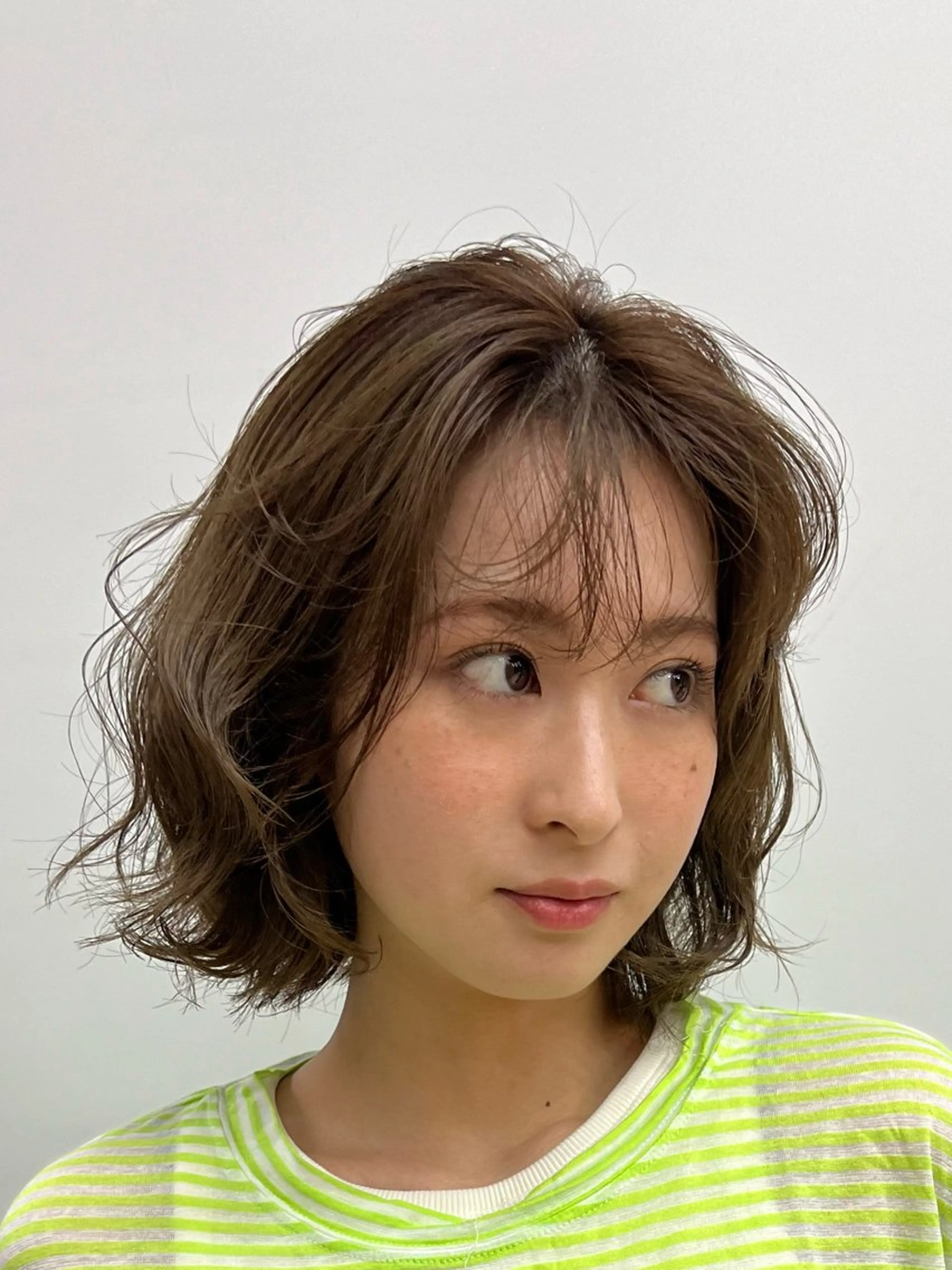 カラー ヘアカラー mee.所属・ボブ、レイヤー /ベージュ/あづきのヘアスタイル