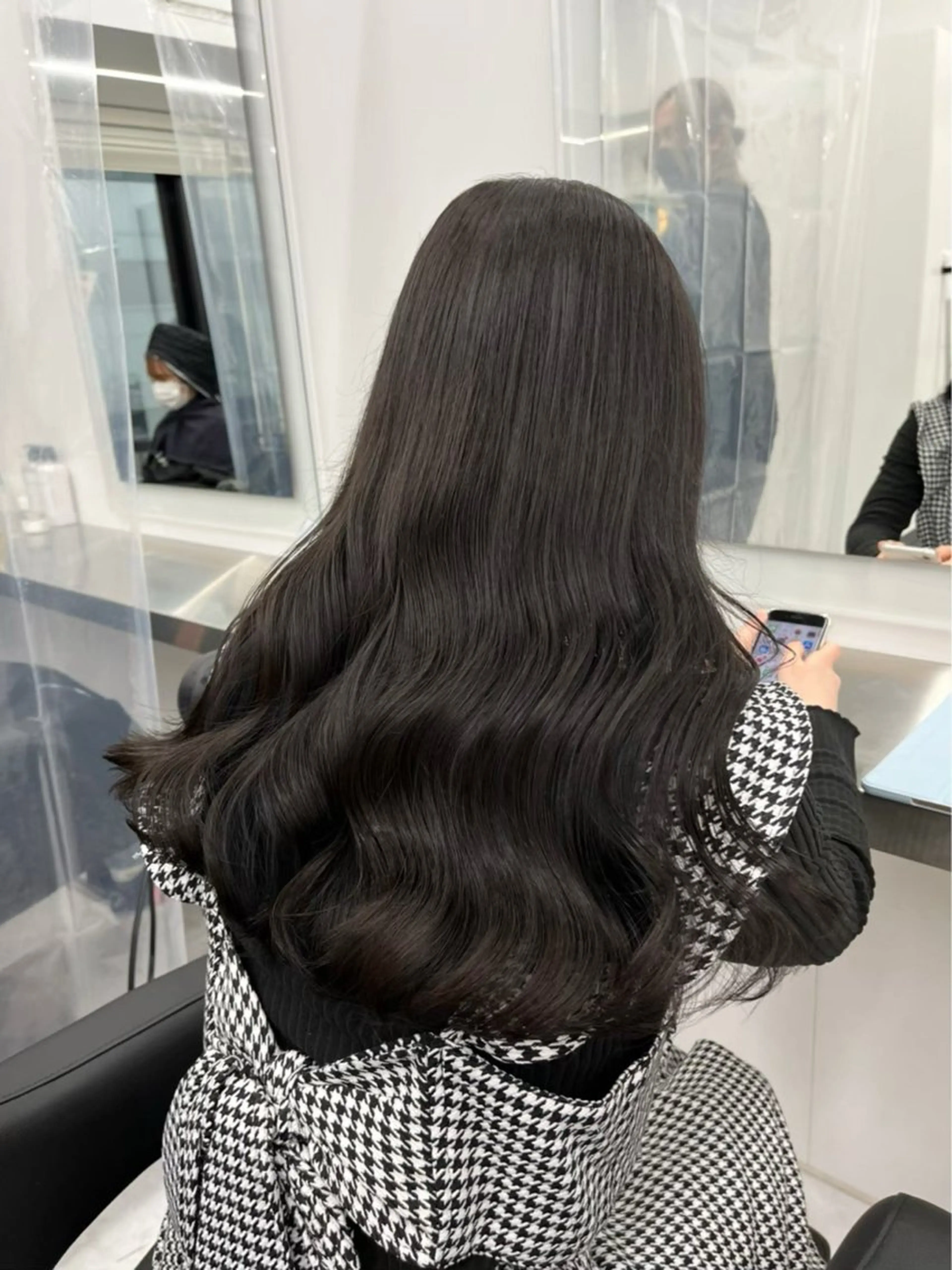ロング カラー カット ヘアカラー 🧸韓国風艶髪/ 透明感抜群カラー🧸のヘアスタイル