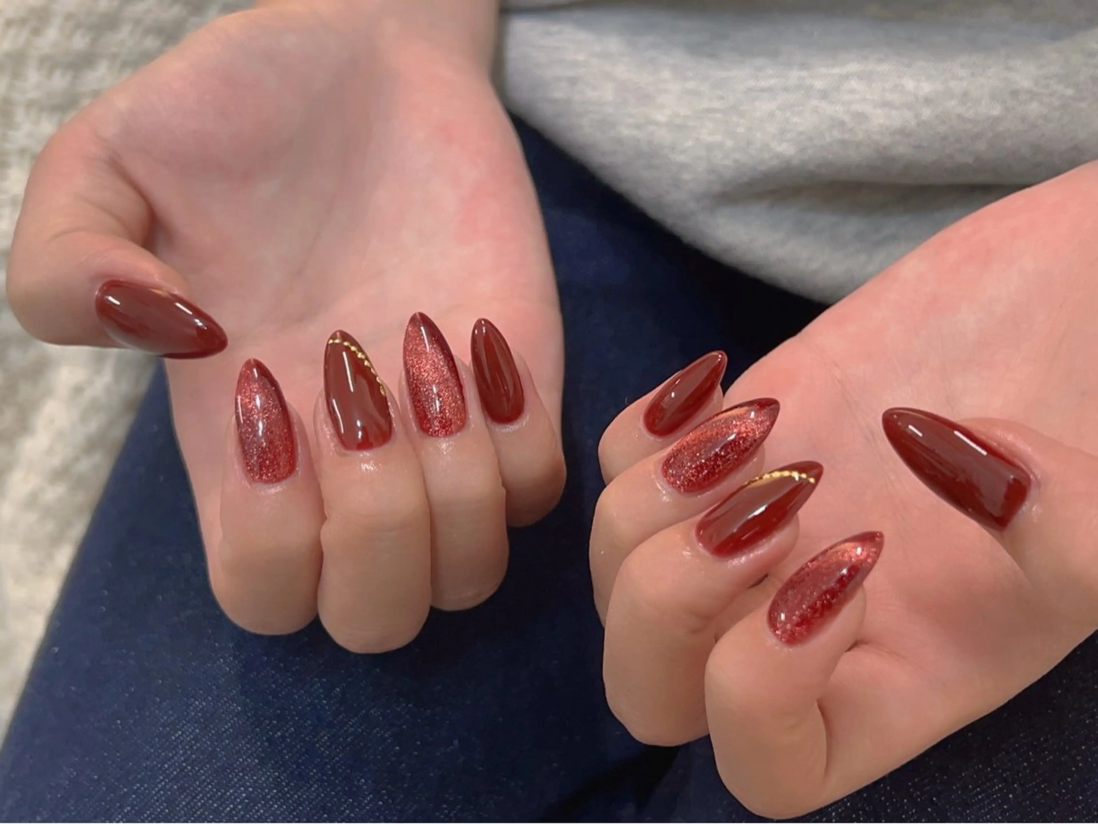 ネイル 成人式 ハンドネイル Nail salon CELEBRAILのネイルデザイン