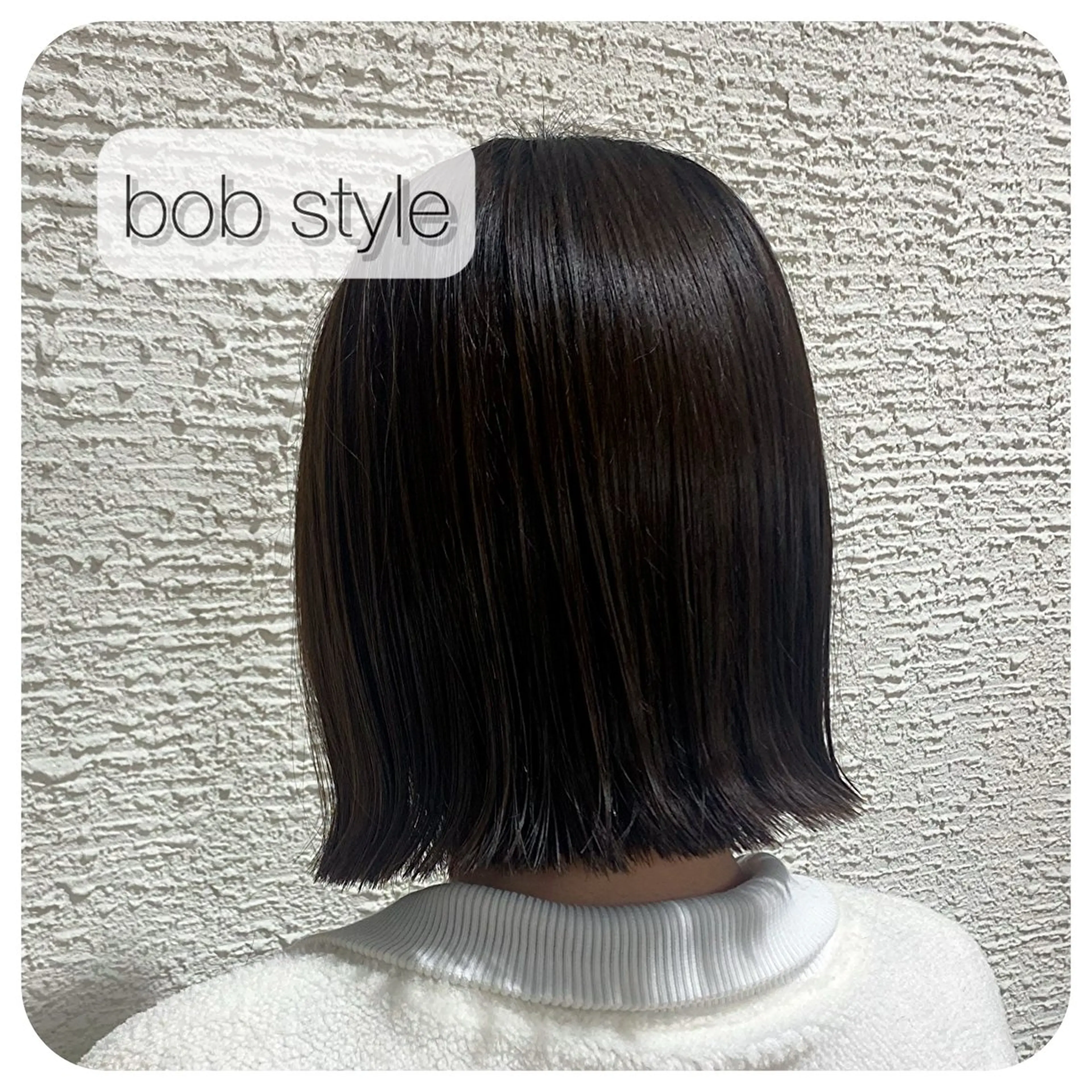 ショート 切りっぱなしボブ ボブ 顔周りカット レイヤーカット I's hair NUBOU所属・小守林 蘭のヘアスタイル