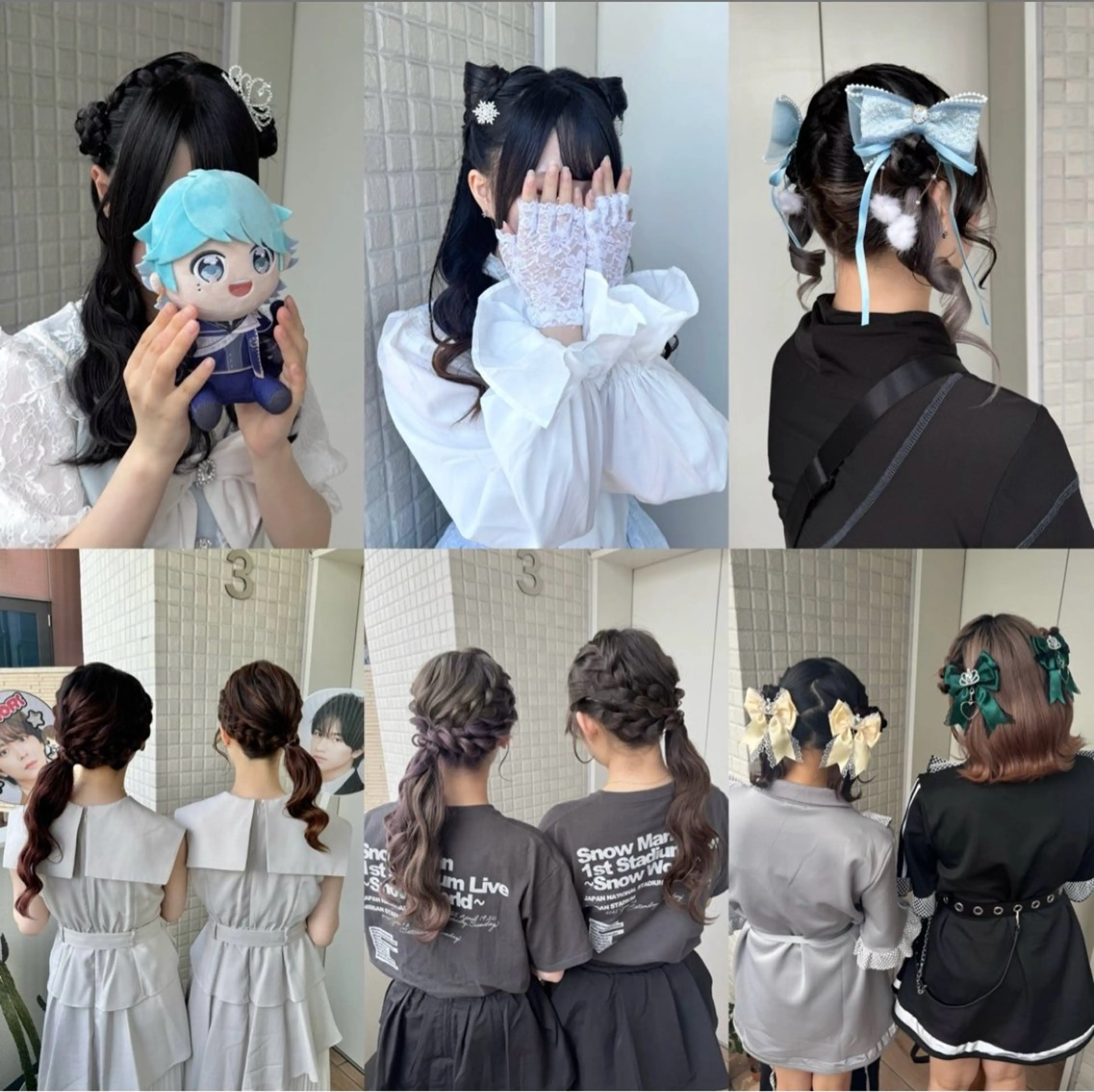 ♦︎ライブ、イベント前に『ヘアアレンジ』♦︎お友達と2人で予約可能🍓やりたいスタイルの写真をお送りください！の写真
