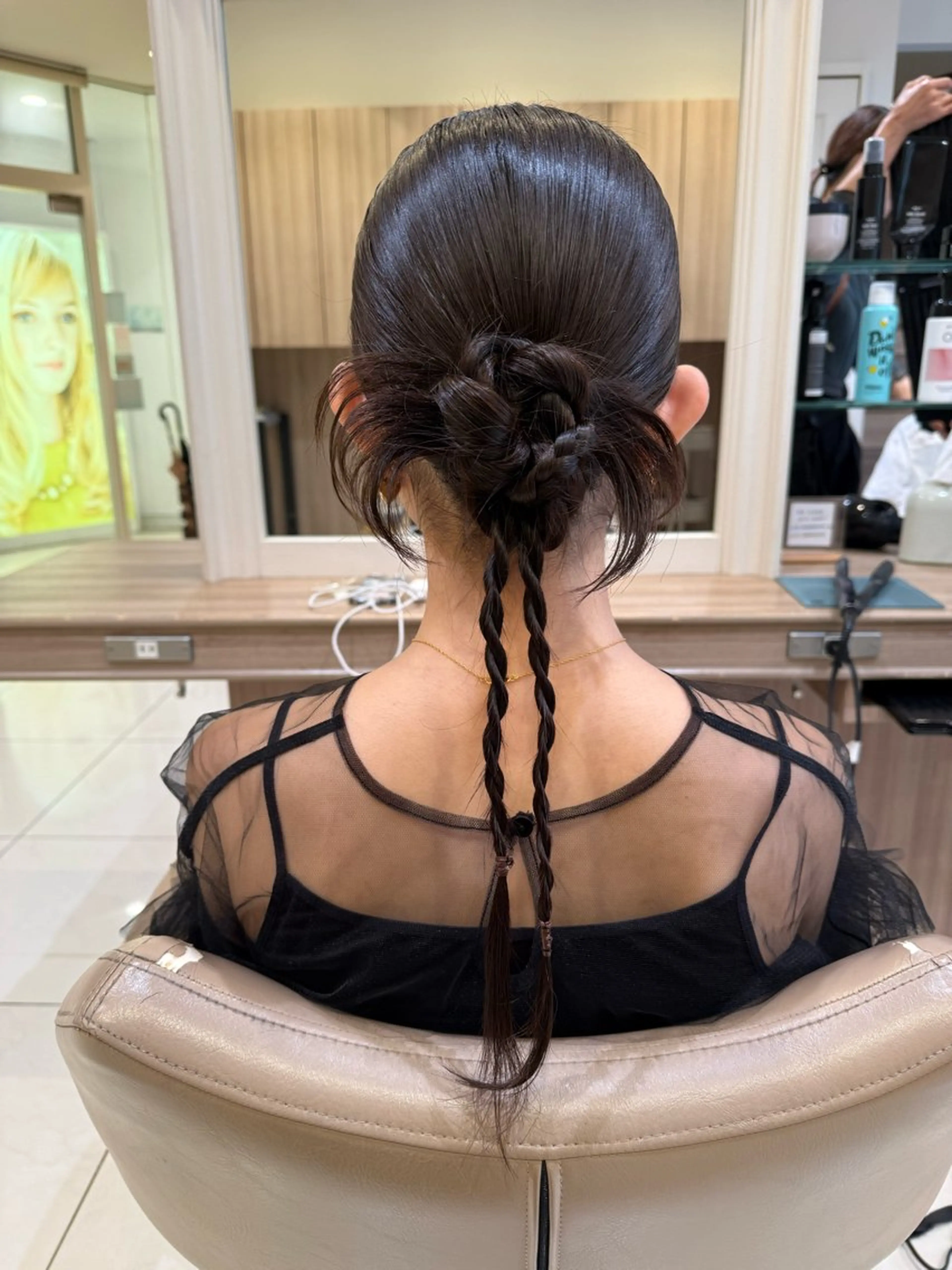 ロング ヘアアレンジ ヘアセット 韓国ヘアメイク🎀/ 縮毛矯正✨山本媛香のヘアスタイル