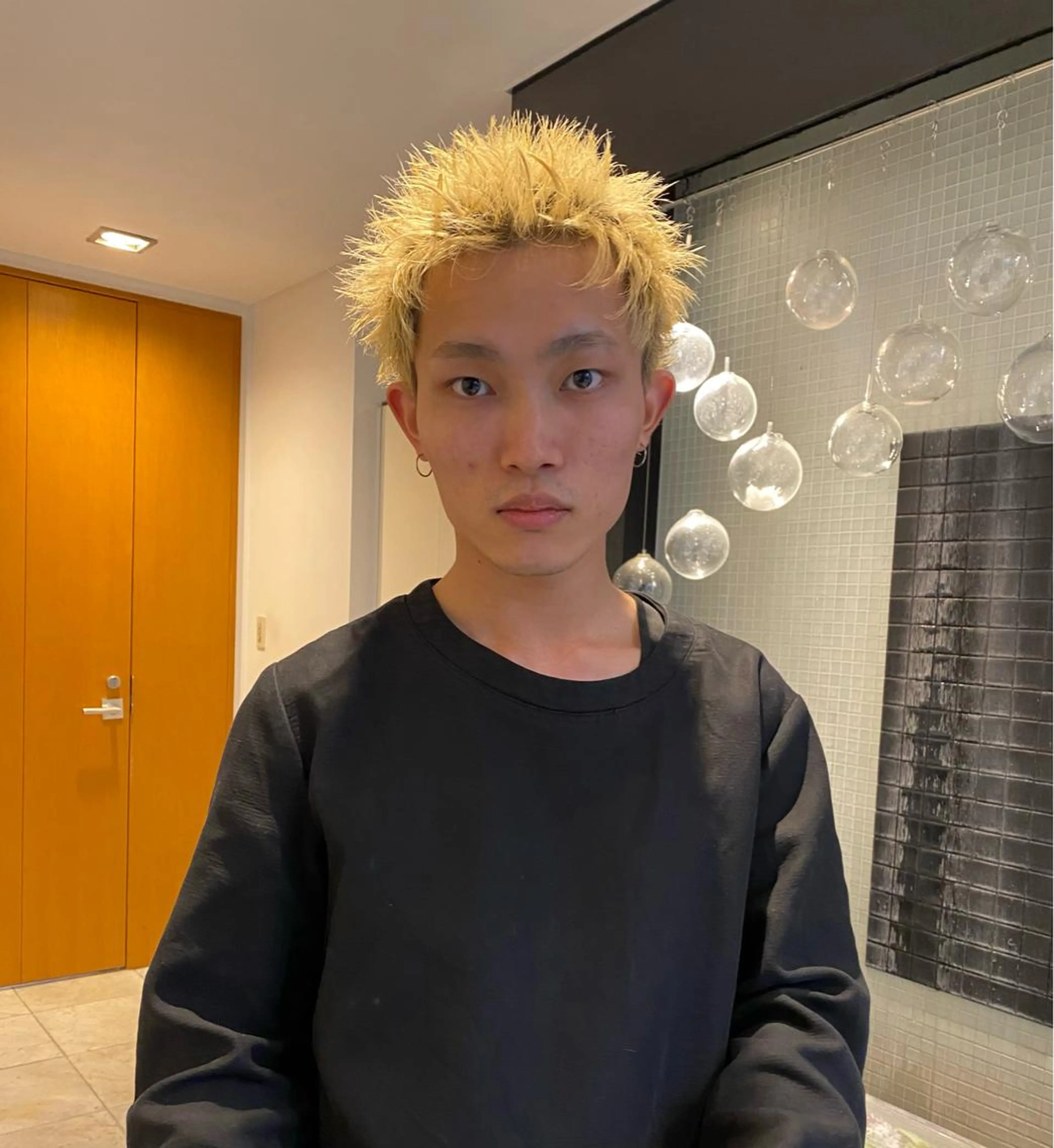 メンズ スパイキーショート 多河 遥のヘアスタイル