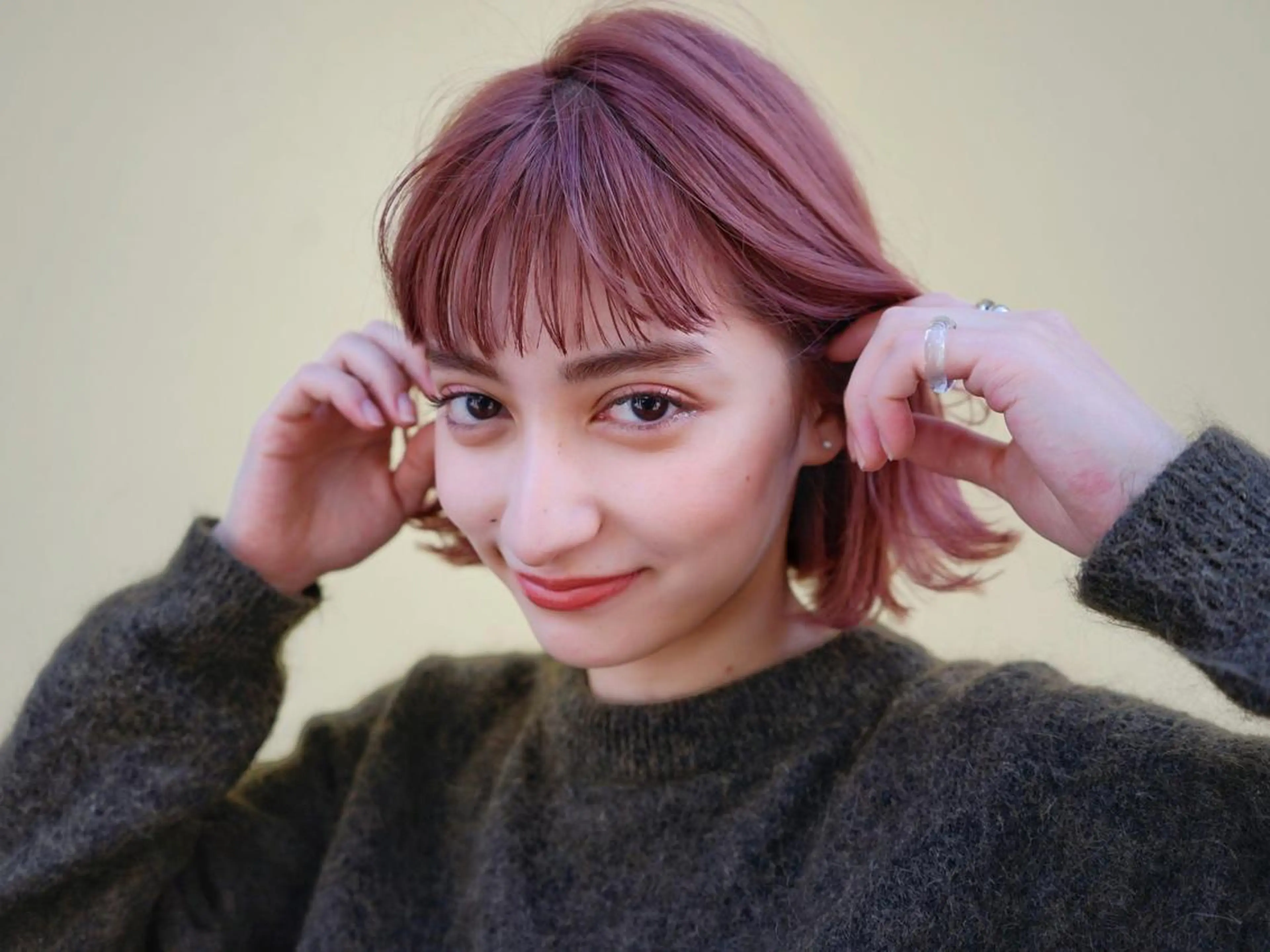 ショート カラー パーマ バレイヤージュ ブリーチ ケアブリーチ デザインカラー ダブルカラー 【N°deseo】 吉祥寺のヘアスタイル