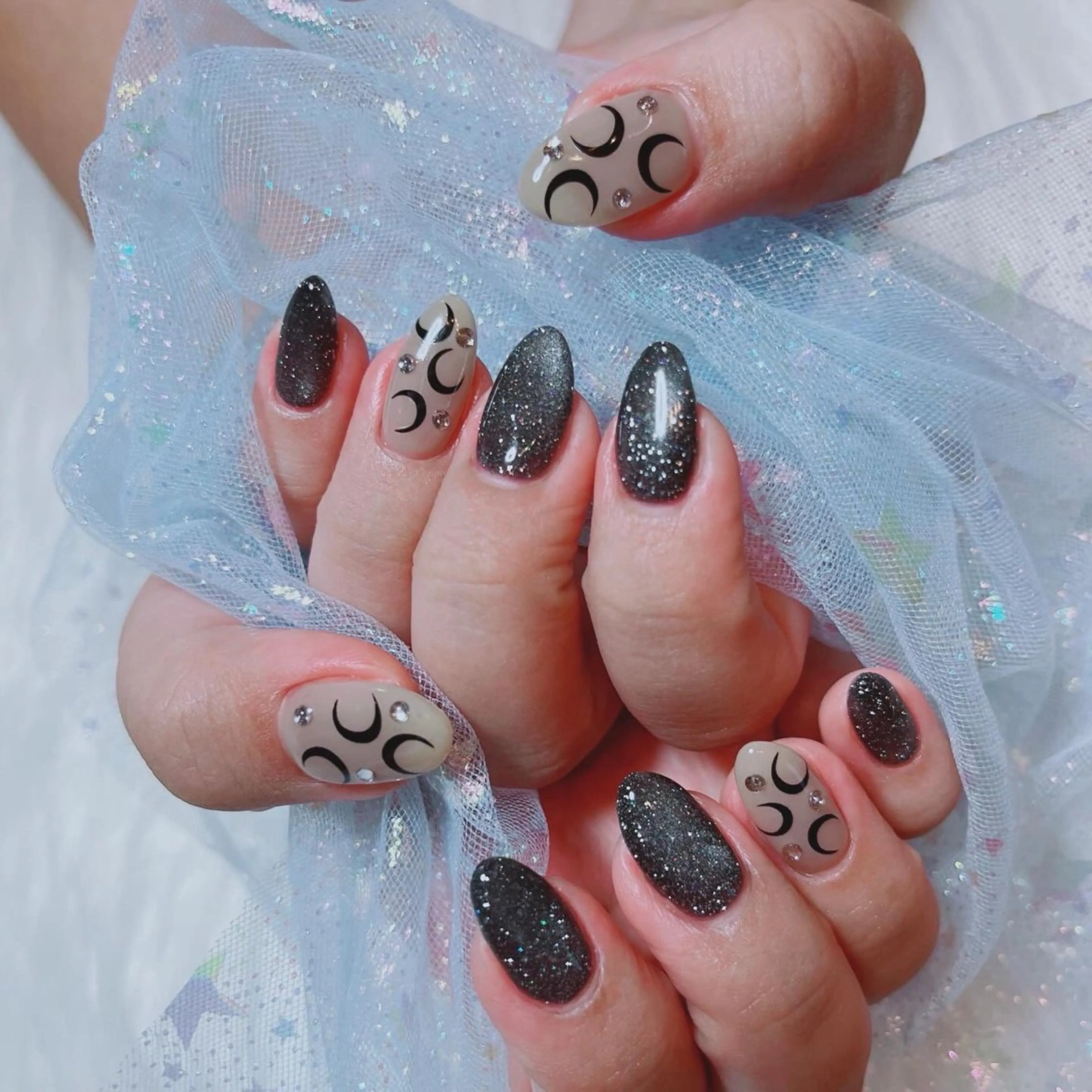 ネイル マグネットネイル ハンドネイル ruirui.naildesign所属・RUI ☆のネイルデザイン